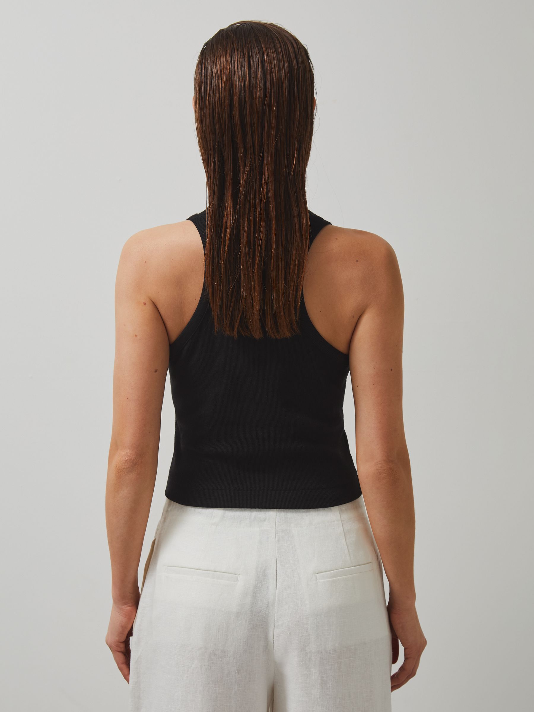 McLaren F1 Team Cotton Logo Vest in Black