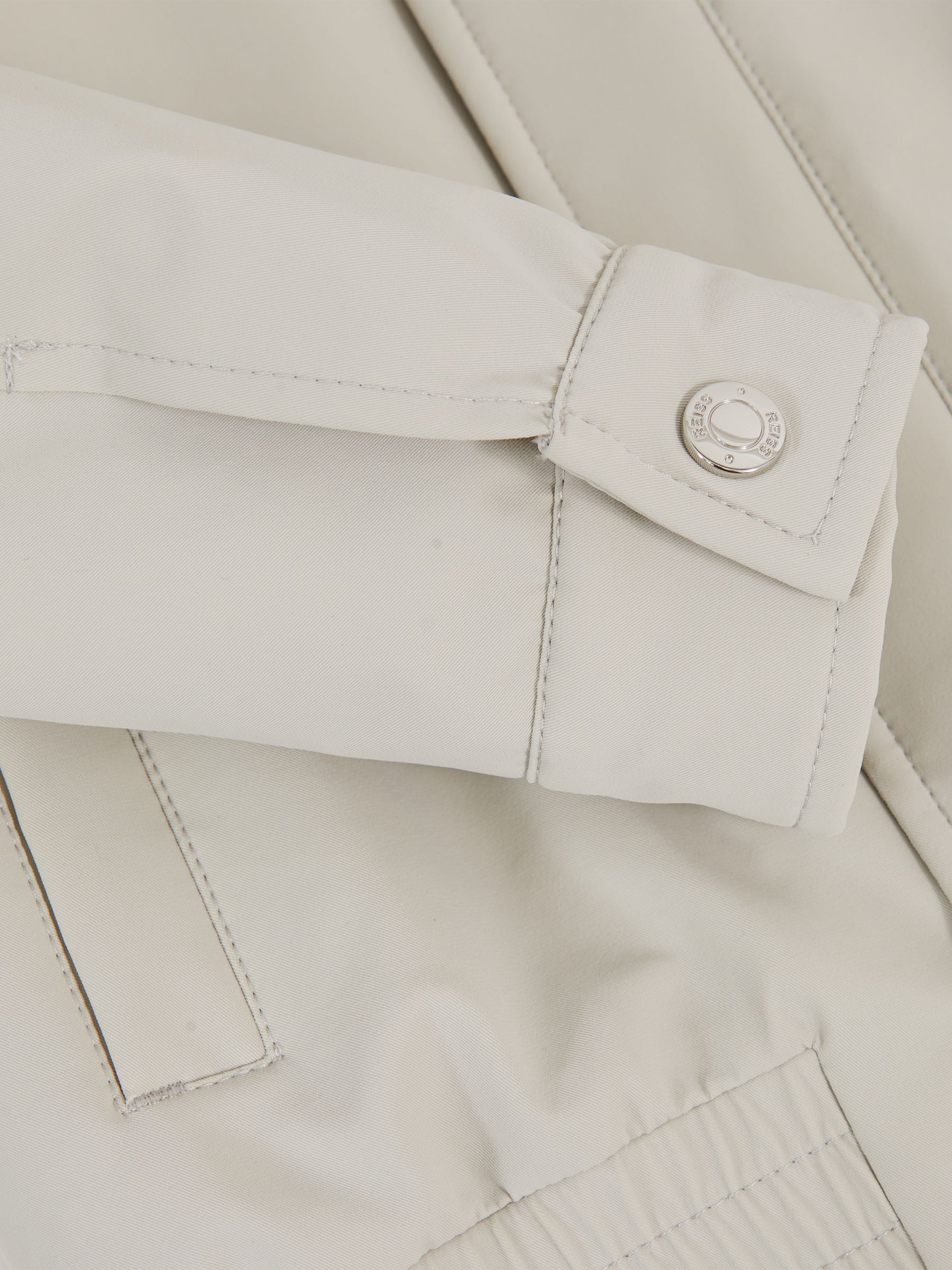 13-14 yrs Zip-Through Harrington Jacket in Stone