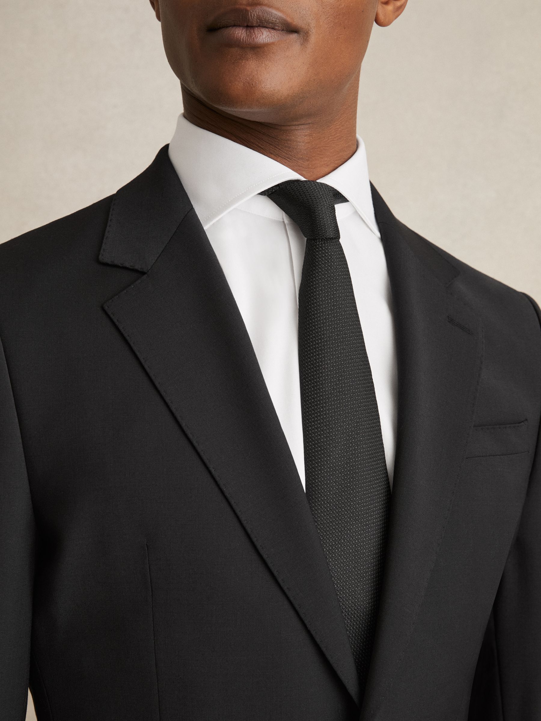 Regular Fit Cotton Double-Cuff Shirt in White