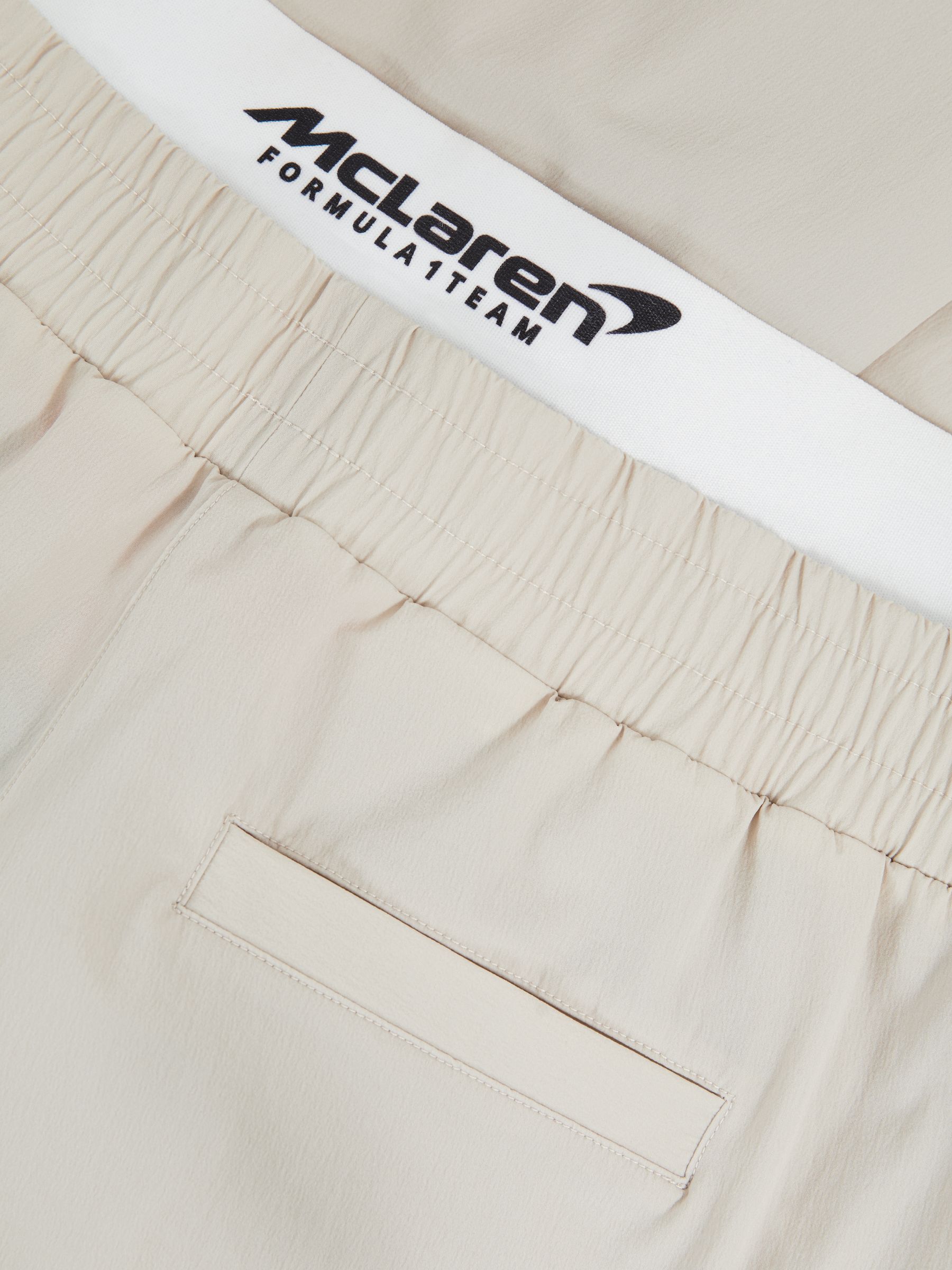 McLaren F1 Team Boxer-Waist Trousers in Stone