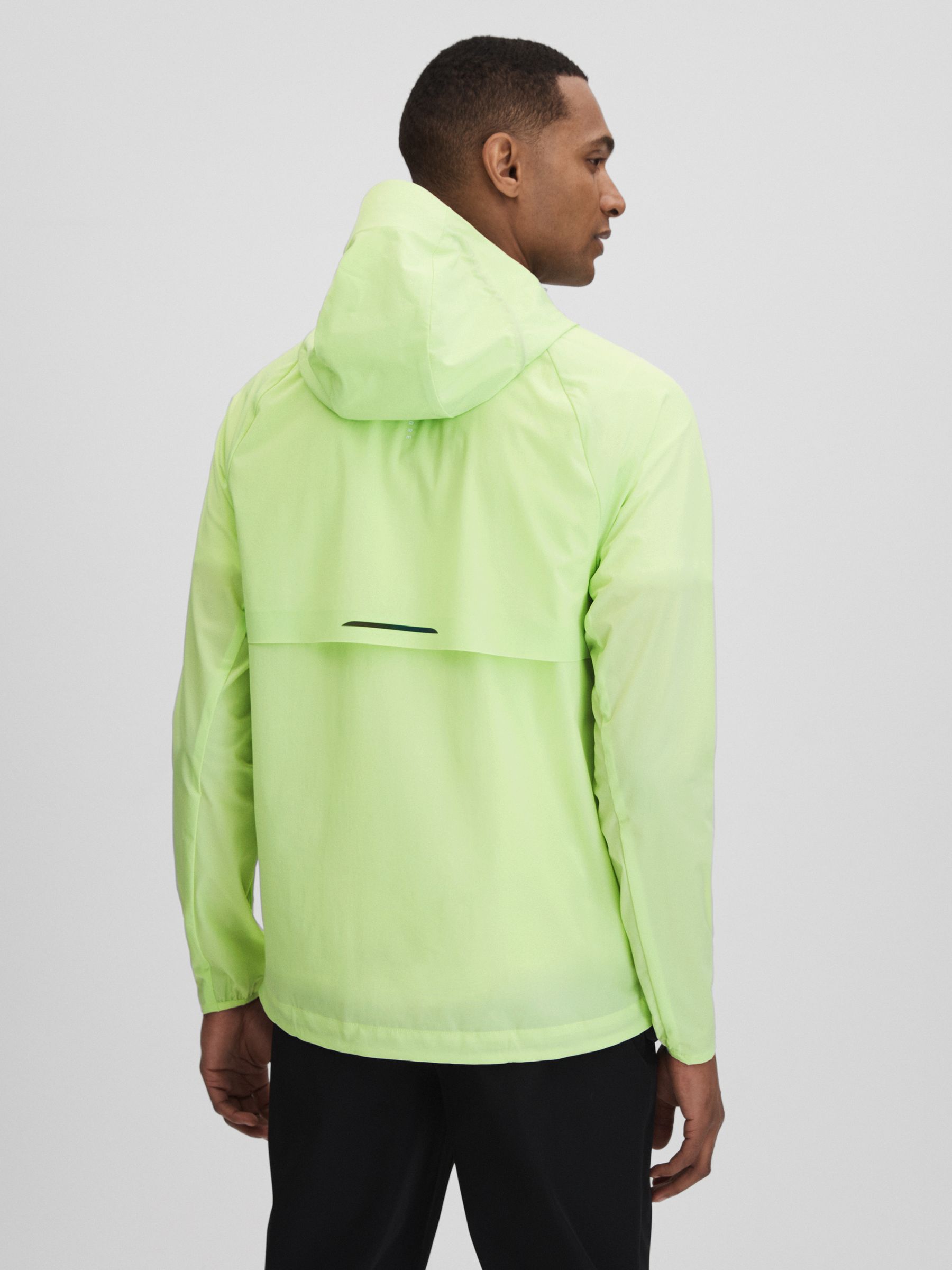 Castore Water Repellent Running Jacket in Iced Citrus Yellow