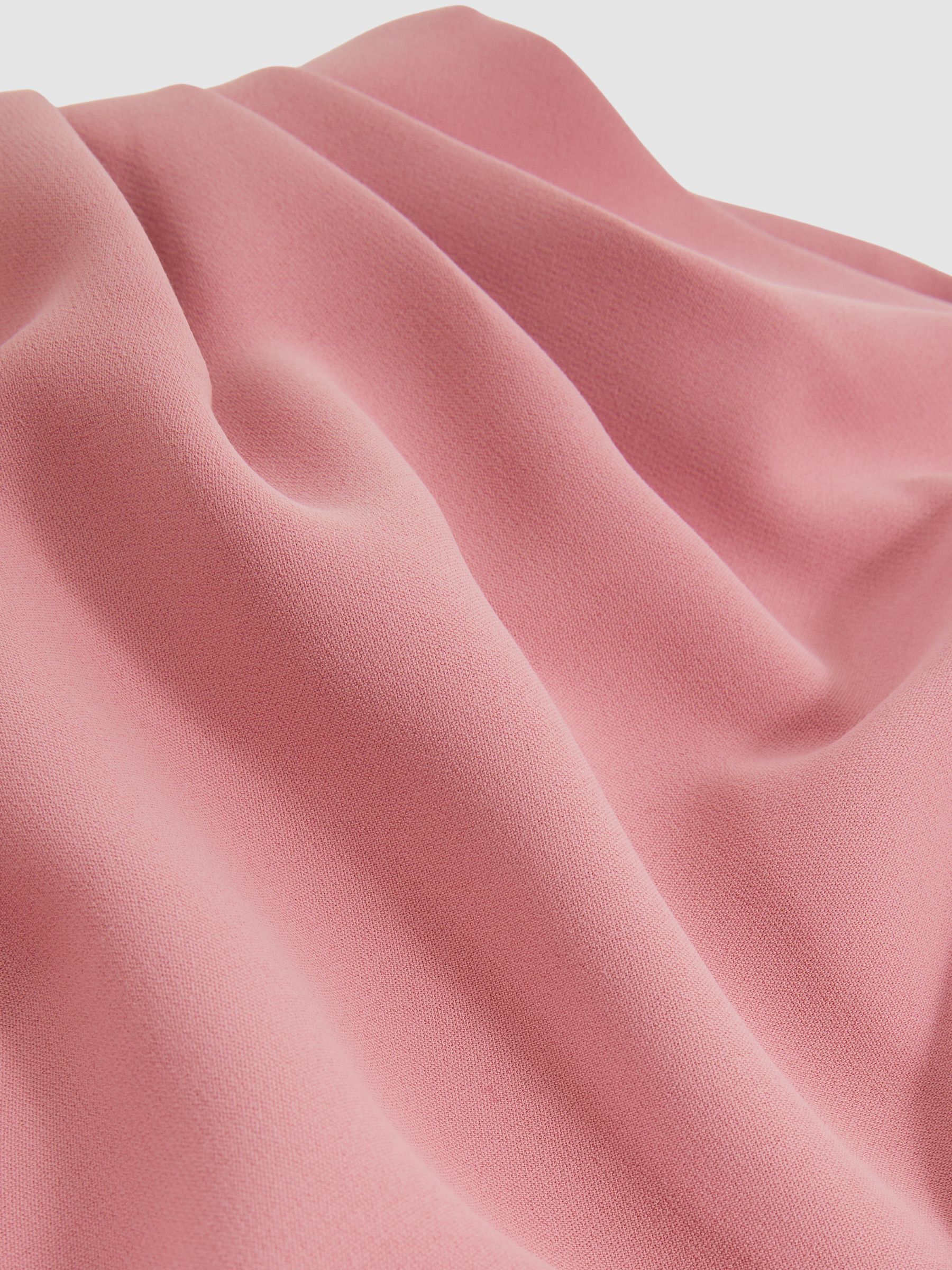 9-13 yrs One-Shoulder Draped Dress in Pink