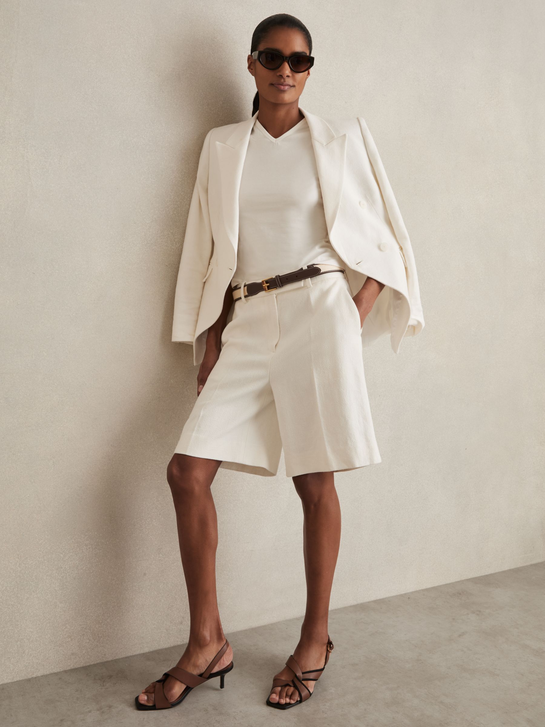 Racerback Vest Top in White