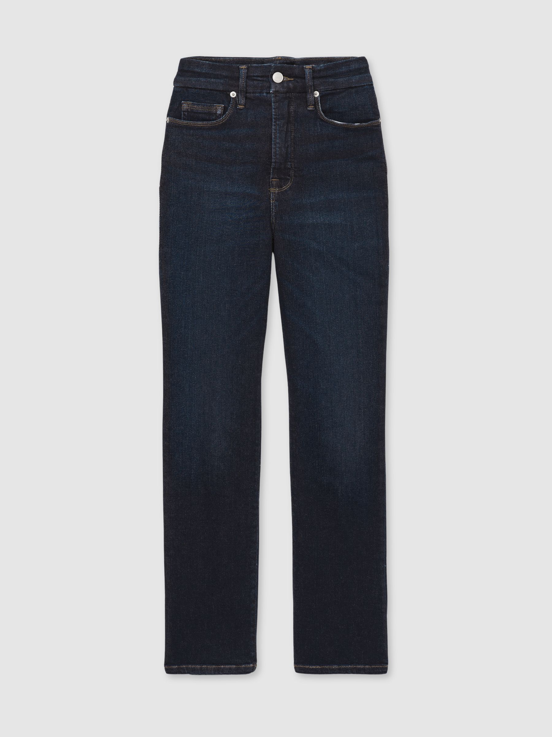 Good American Straight-Leg Jeans in Indigo