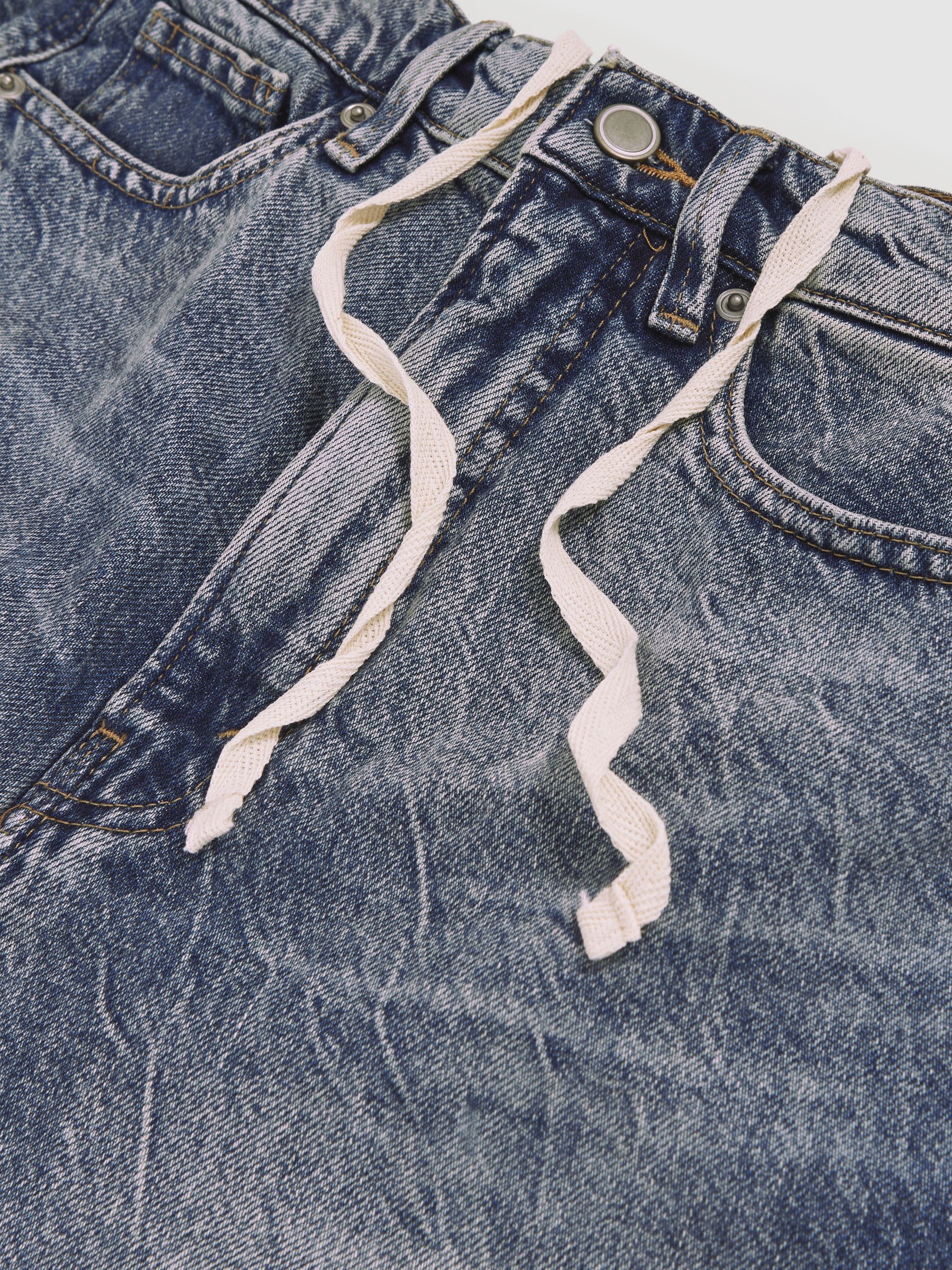 Good American Oversized Barrel Jeans in Indigo Blue