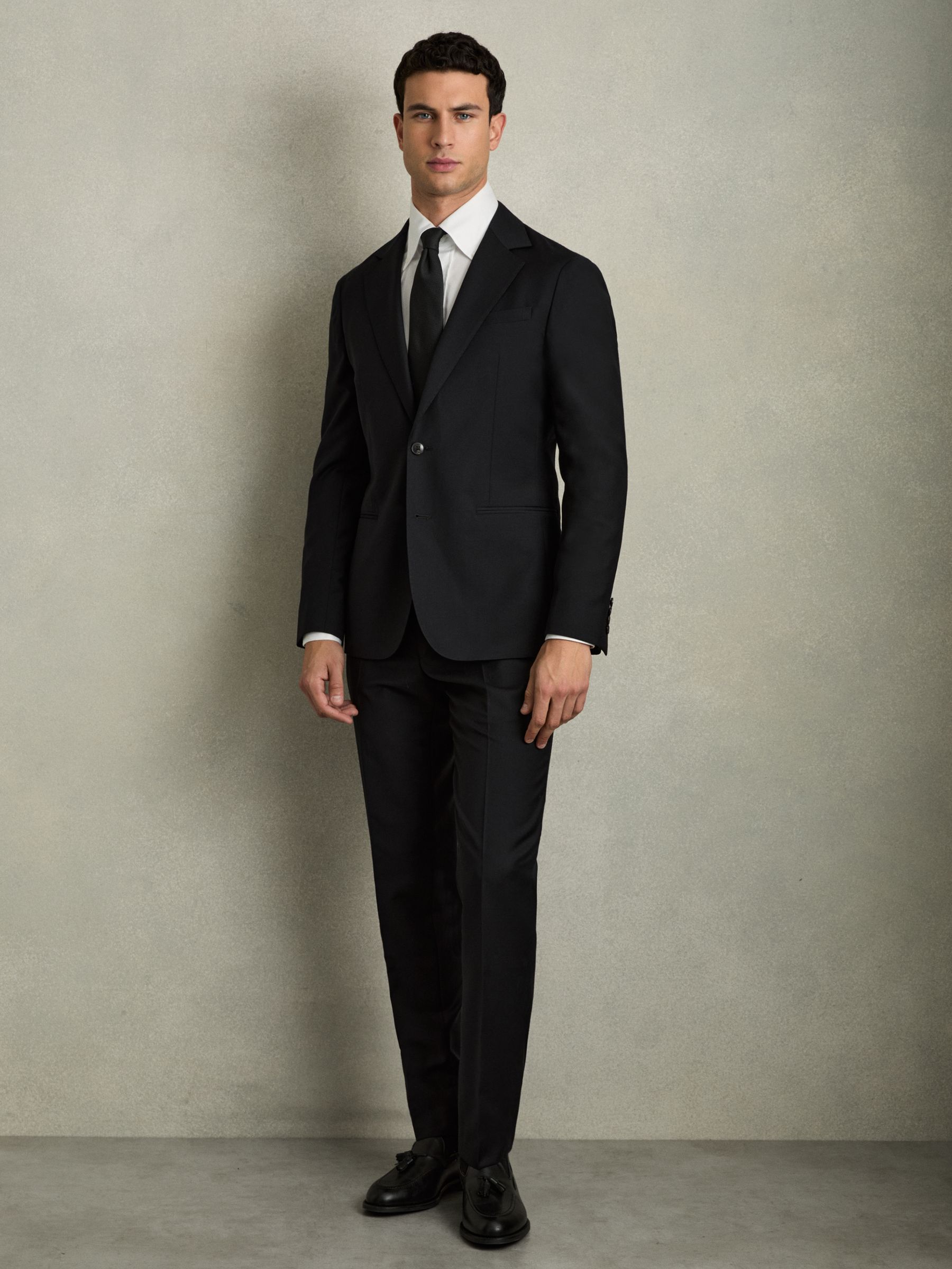 Regular-Fit Cotton Button-Down Shirt in White