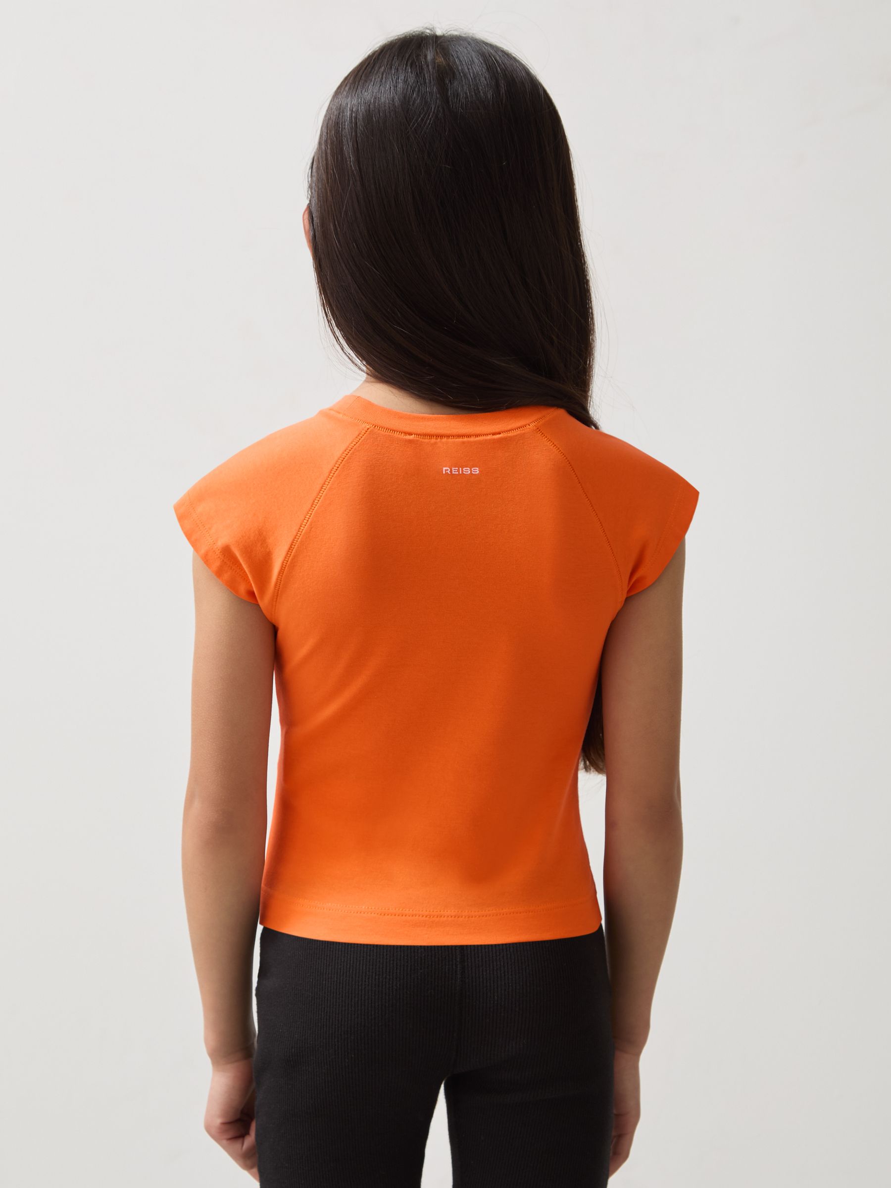 3-9 yrs McLaren F1 Team Cropped Logo T-Shirt in Orange