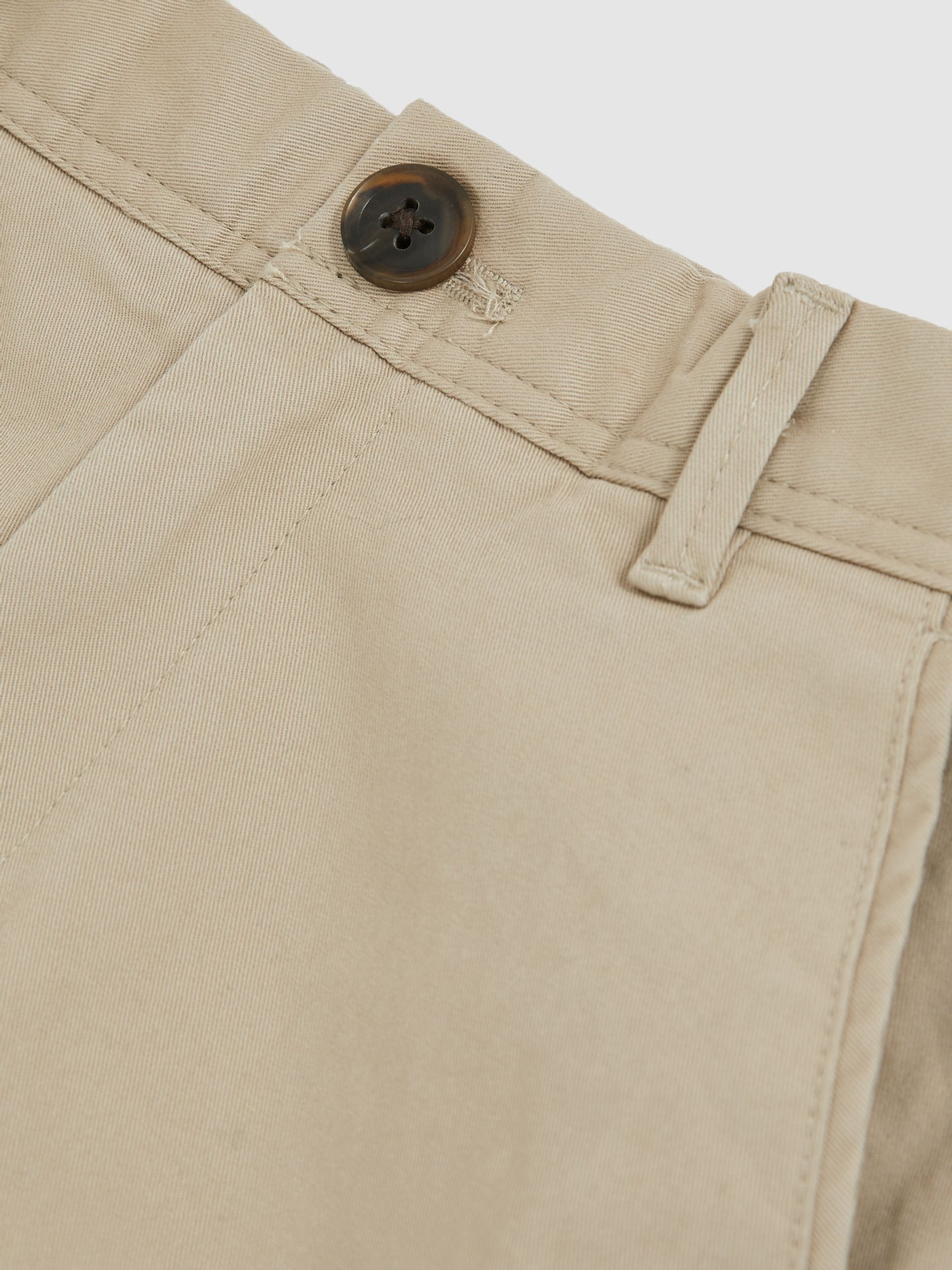 9-13 yrs Slim Fit Casual Chinos in Stone