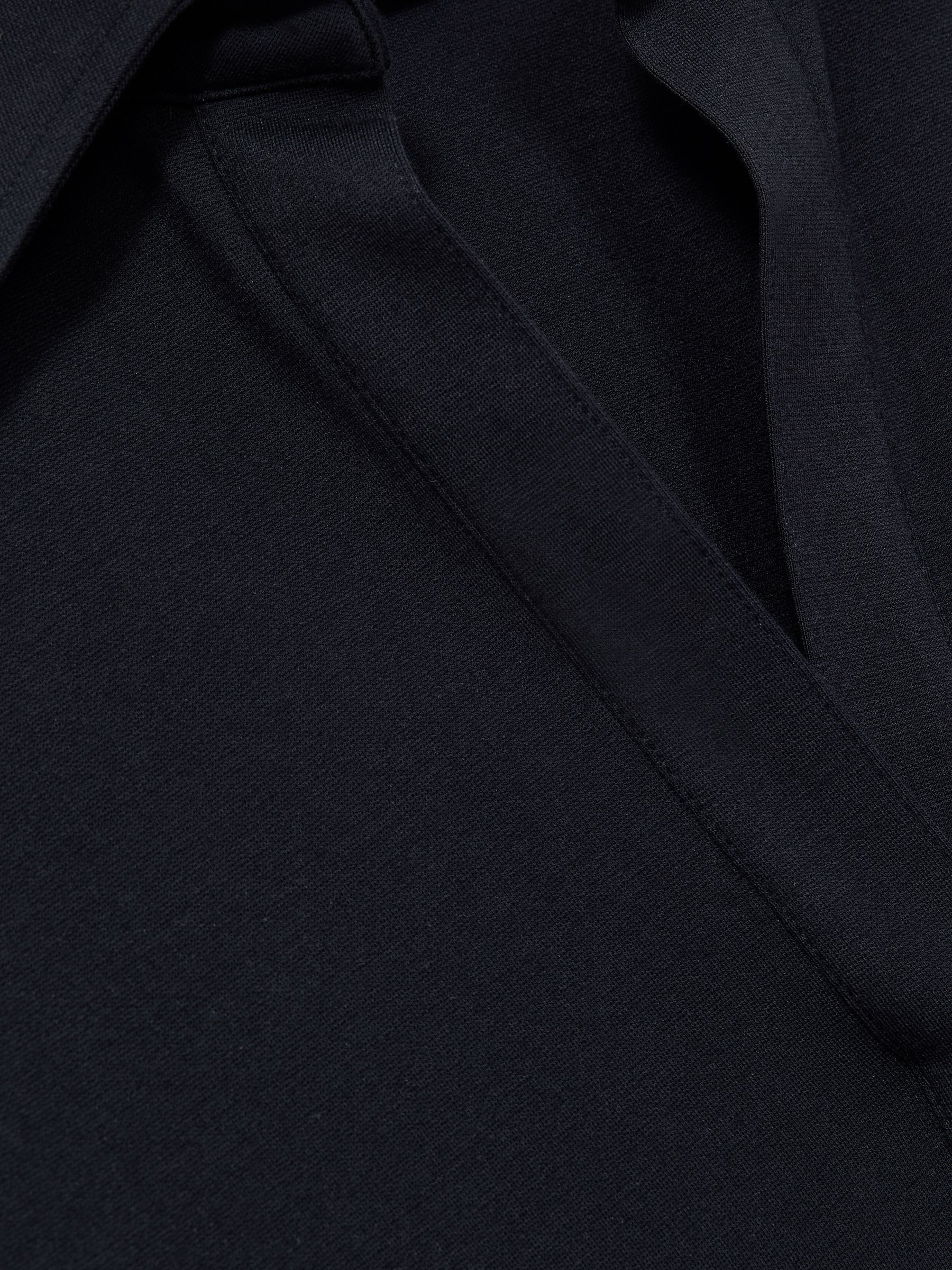 Open-Collar Polo Shirt in Navy