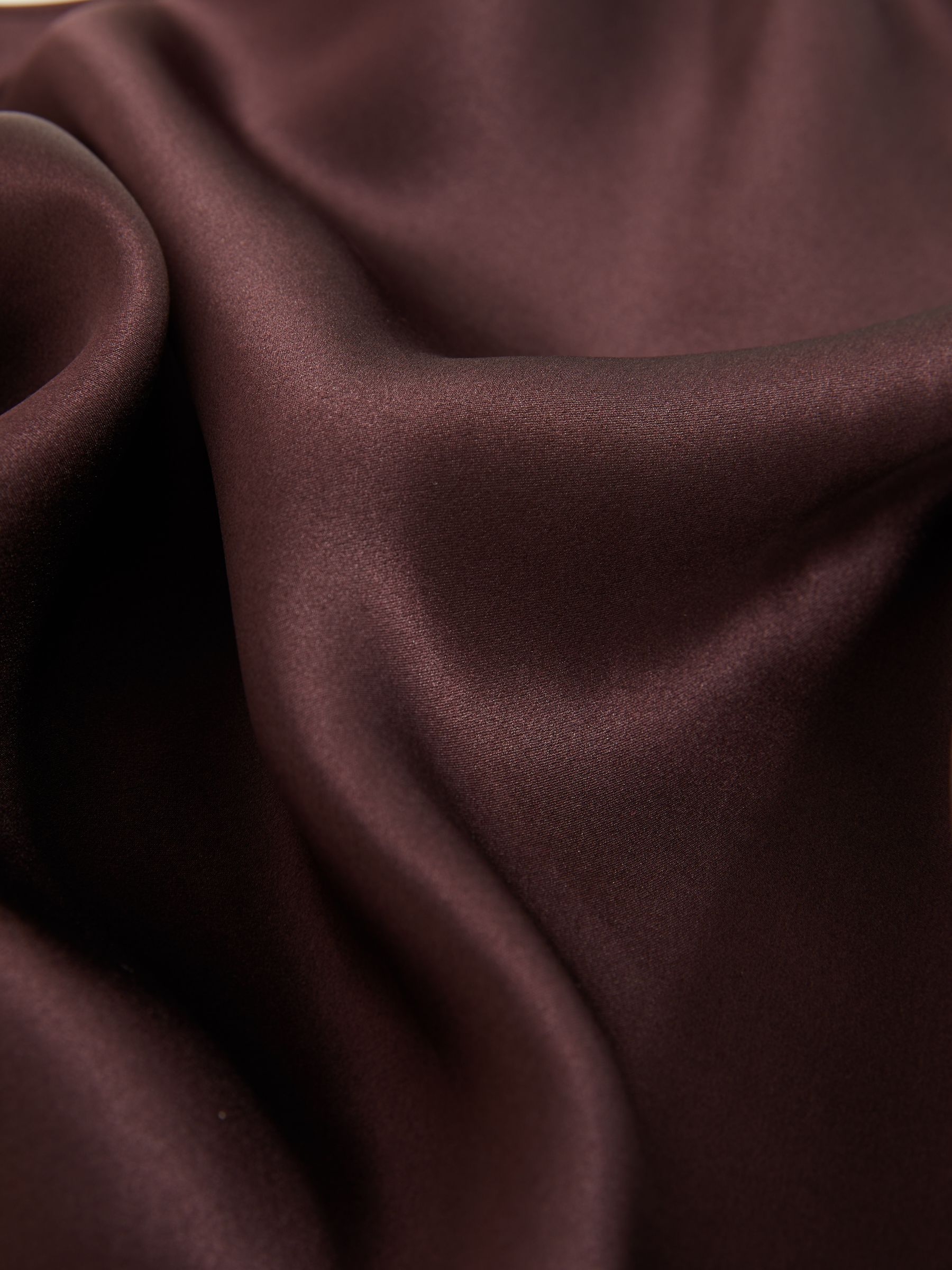 Silk Cami Top in Burgundy