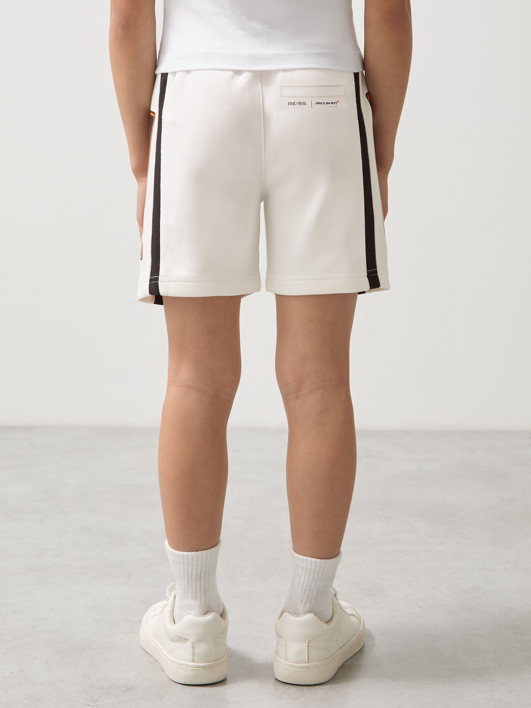3-9 yrs McLaren F1 Team Drawstring Shorts Unisex Fit in White