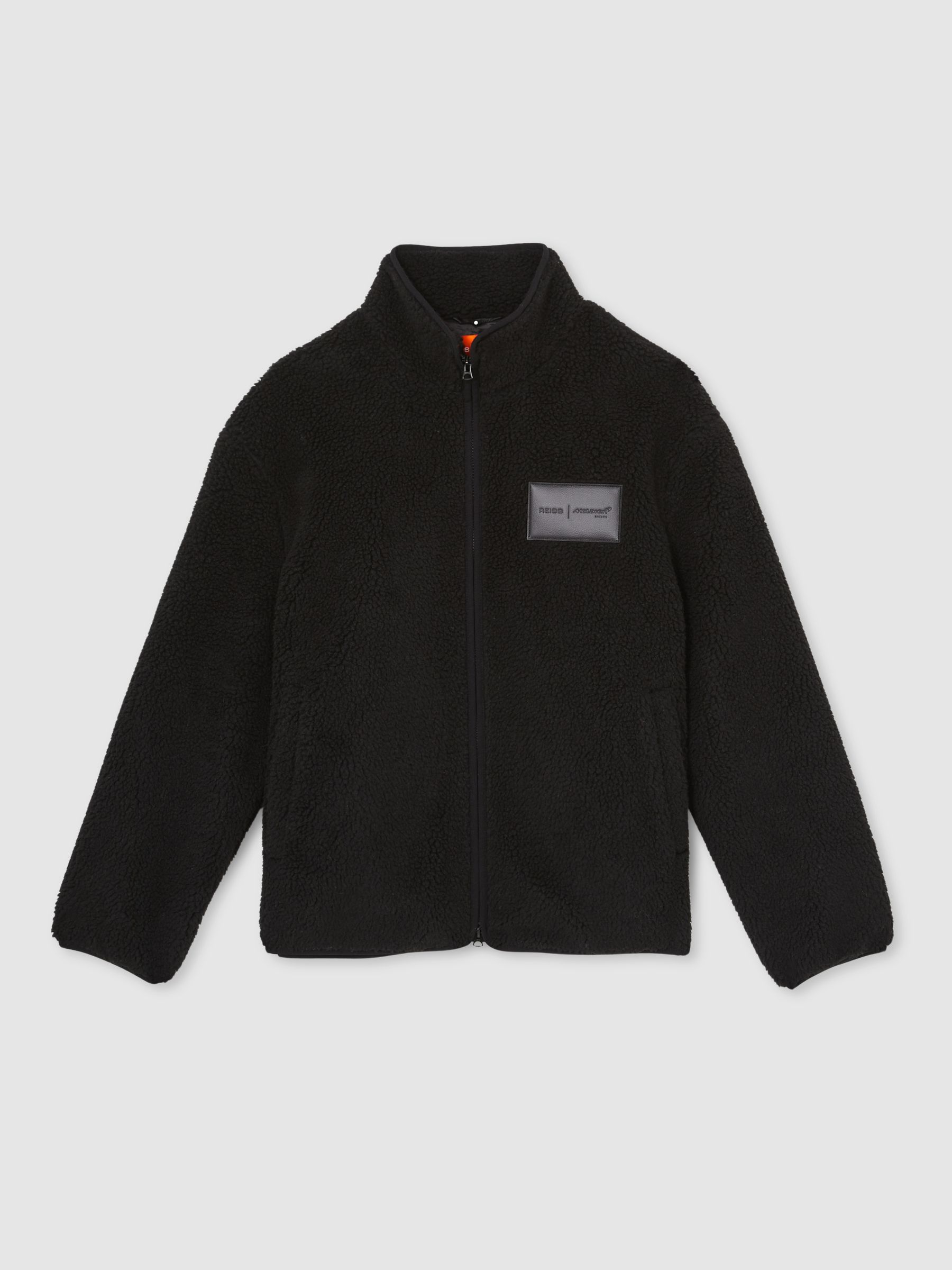 McLaren F1 Team Embroidered Fleece Jacket Unisex Fit in Black