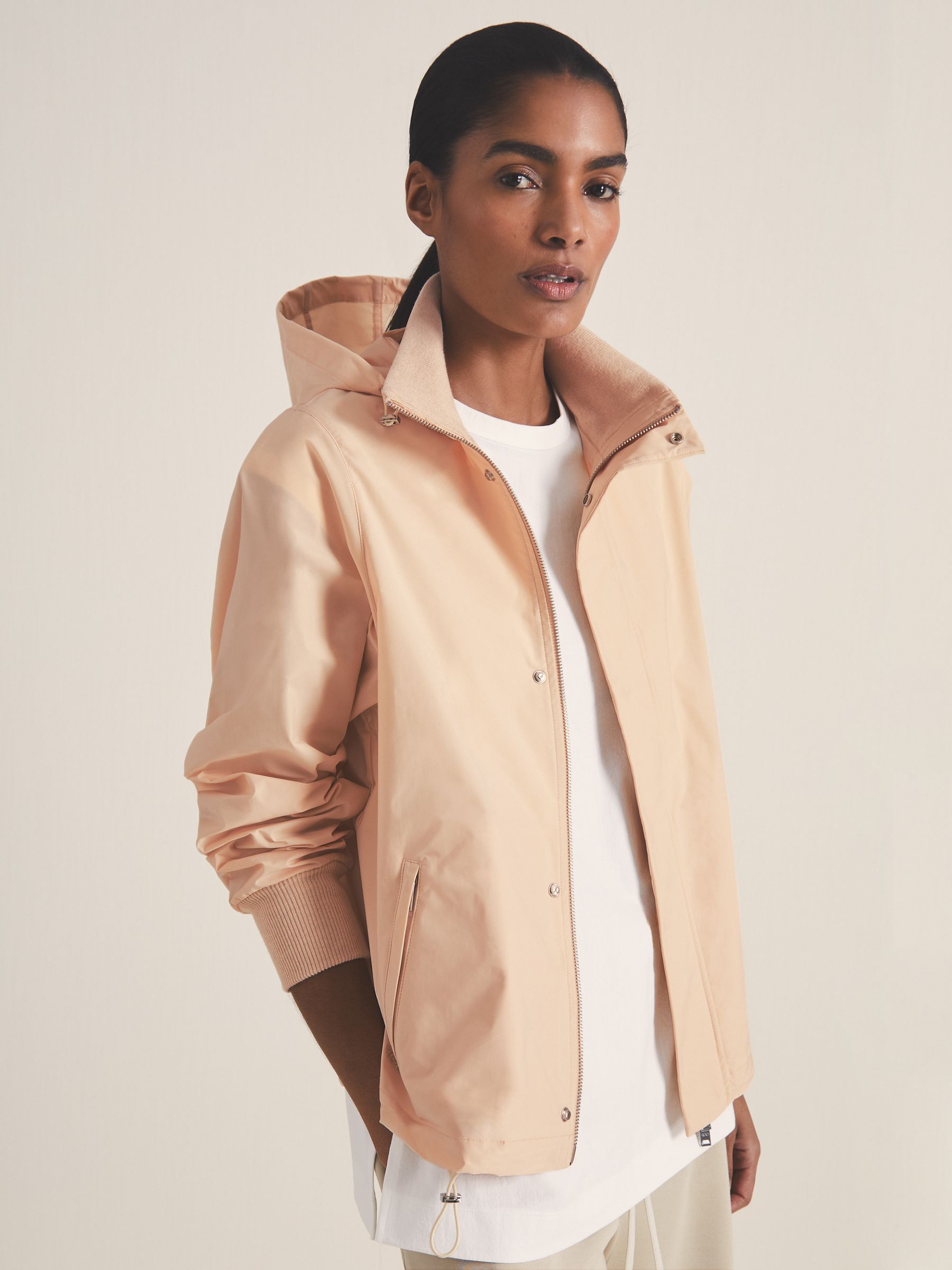 Reiss | Les 100 Ciels Technical Jacket in Neutral