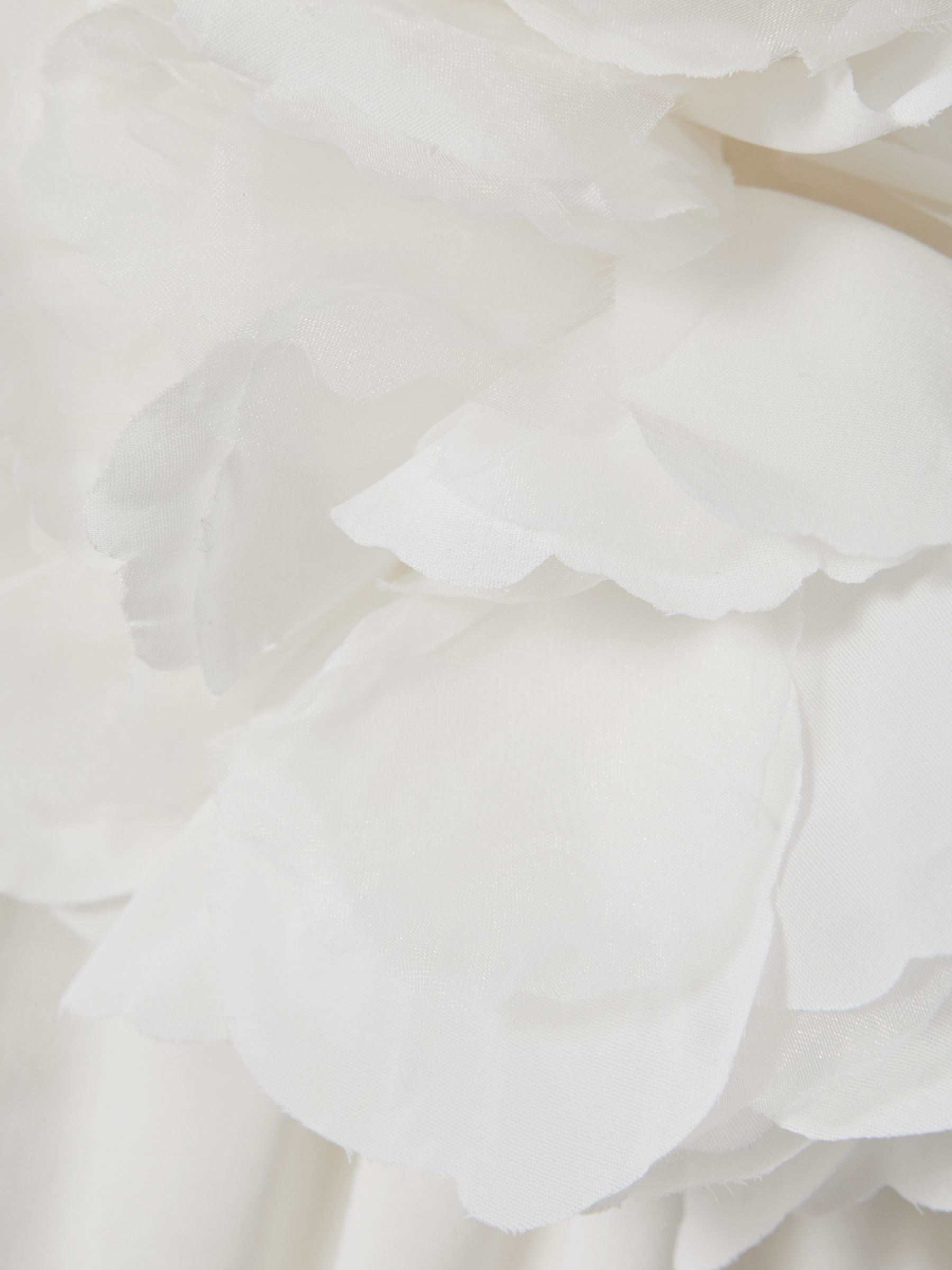 Halston One-Shoulder Ruffle Mini Dress in White