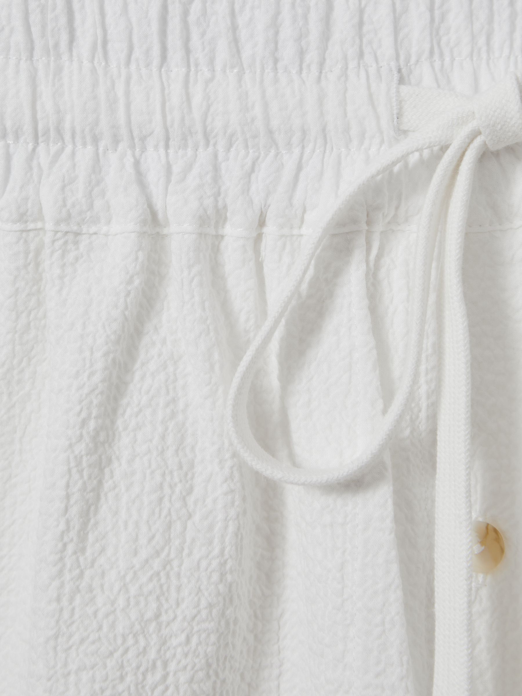 Bondi Born Cotton Blend Drawstring Shorts in White