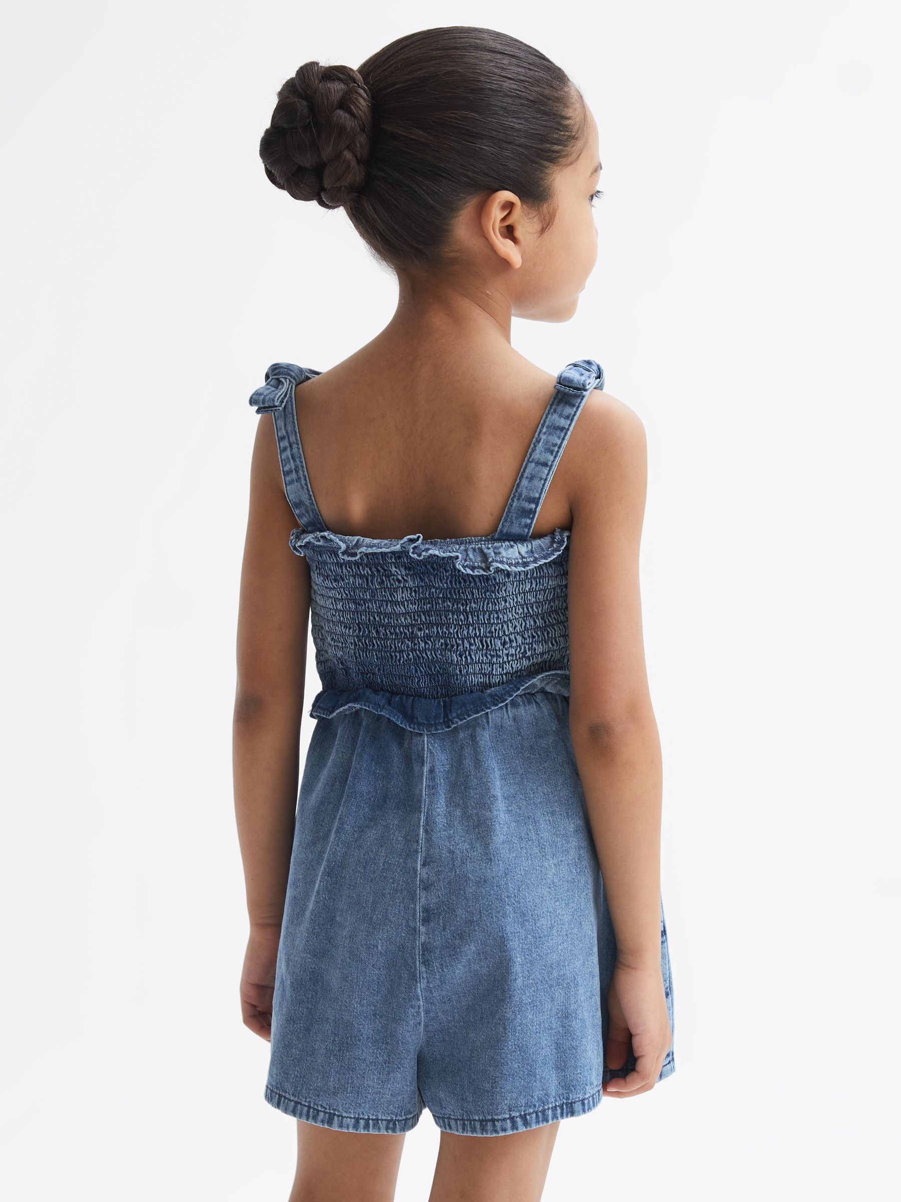 Senior Denim Playsuit in Blue
