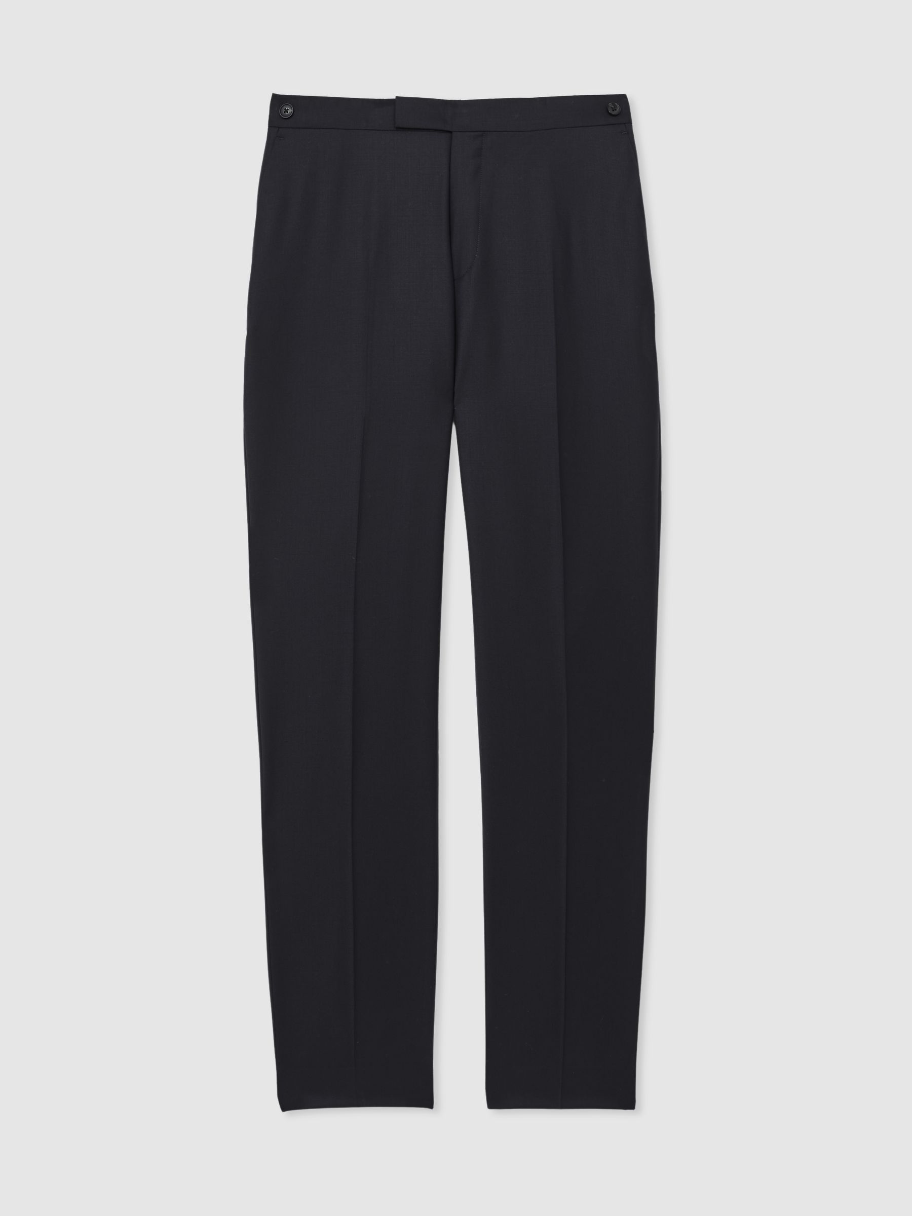 Wool-Blend Slim-Fit Suit Trousers in Navy