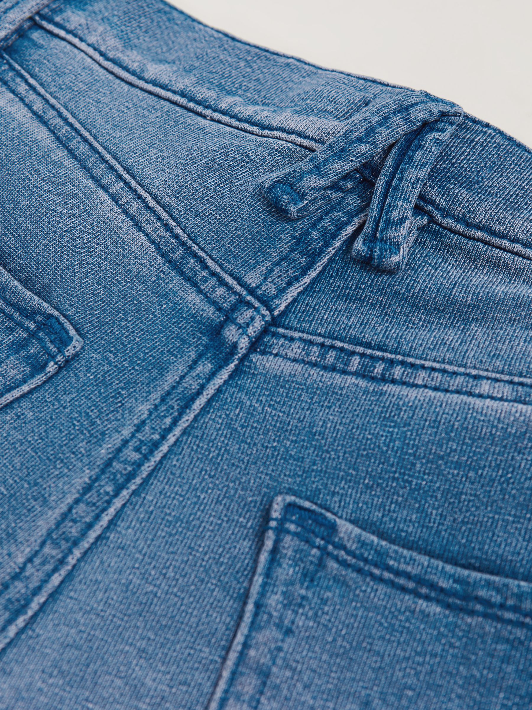 100% Cotton Shorts in Indigo Blue