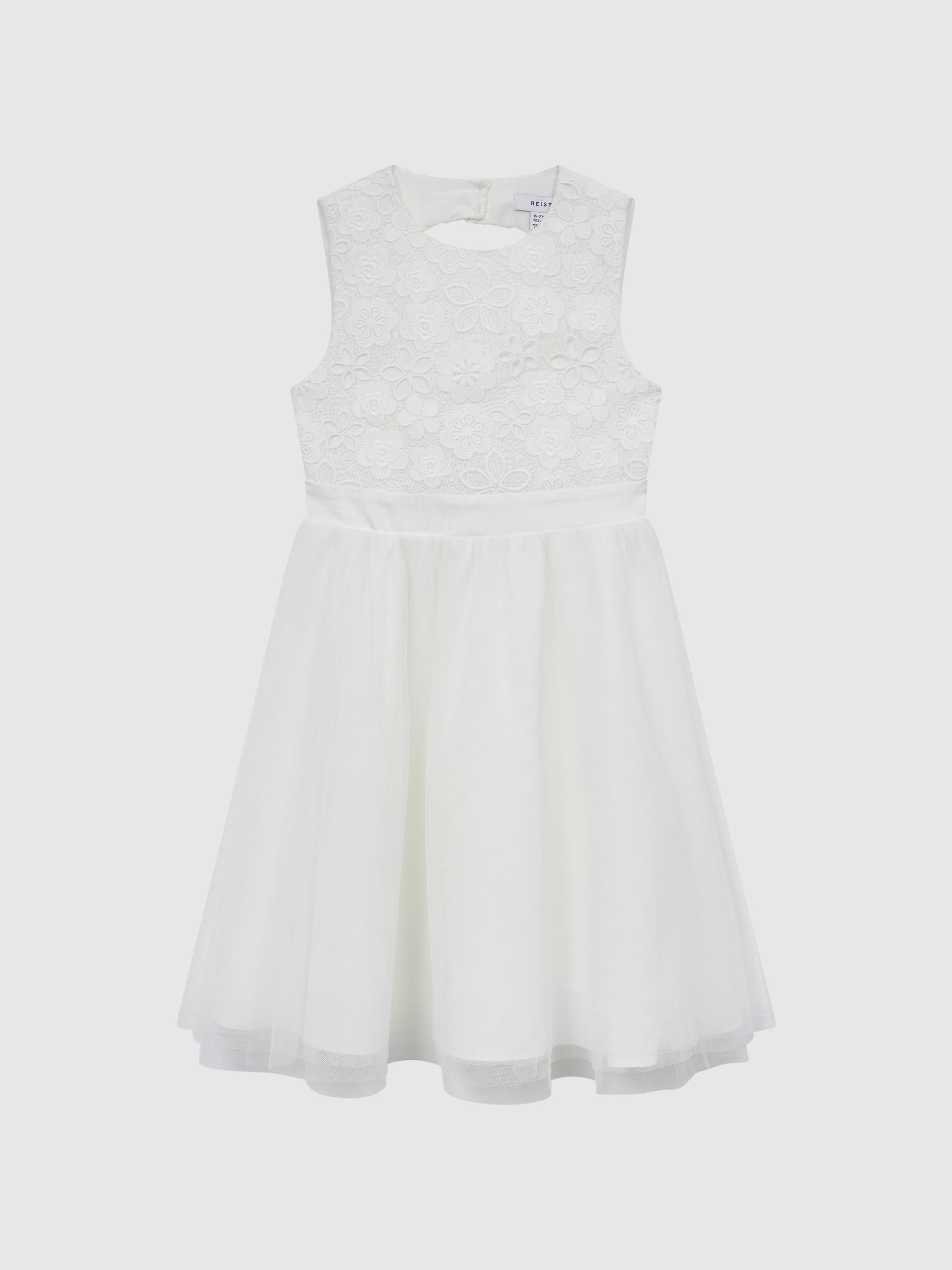 4-9 yrs Lace Tulle Occasion Dress in Ivory