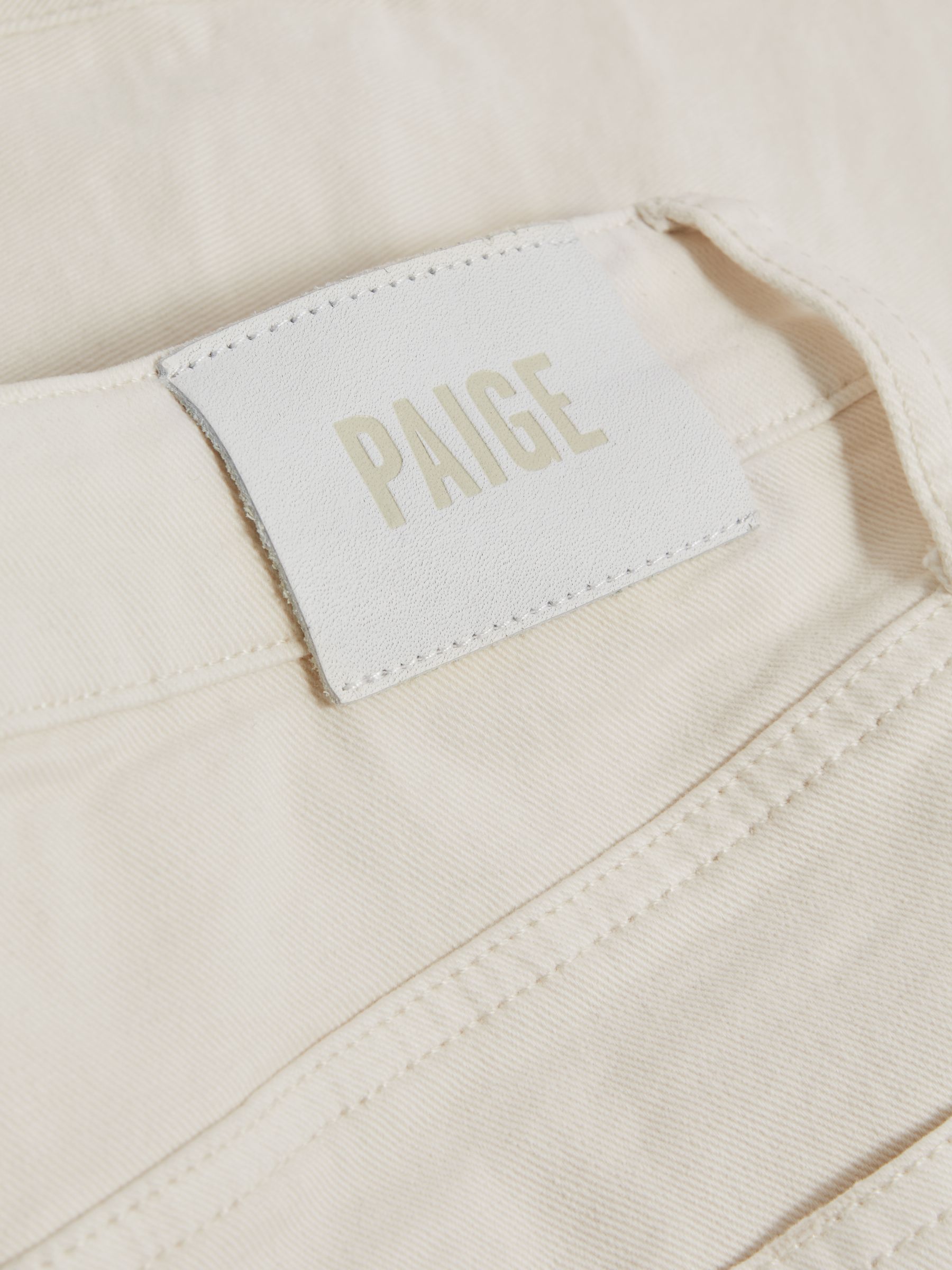Paige Light Blonde Raw Hem Denim Shorts in Light Blonde