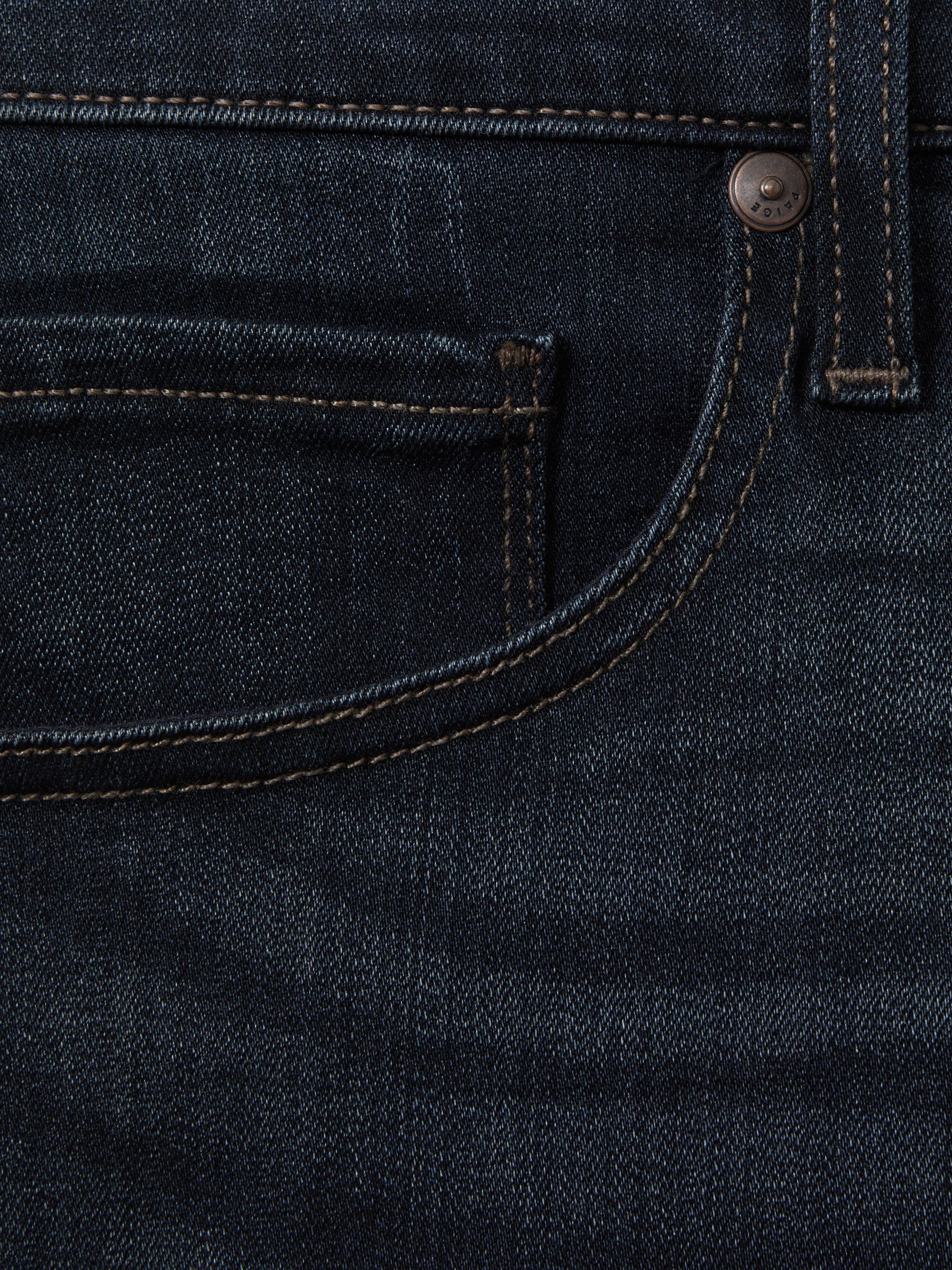 Paige Russ Blue Straight Leg Jeans in Russ Blue