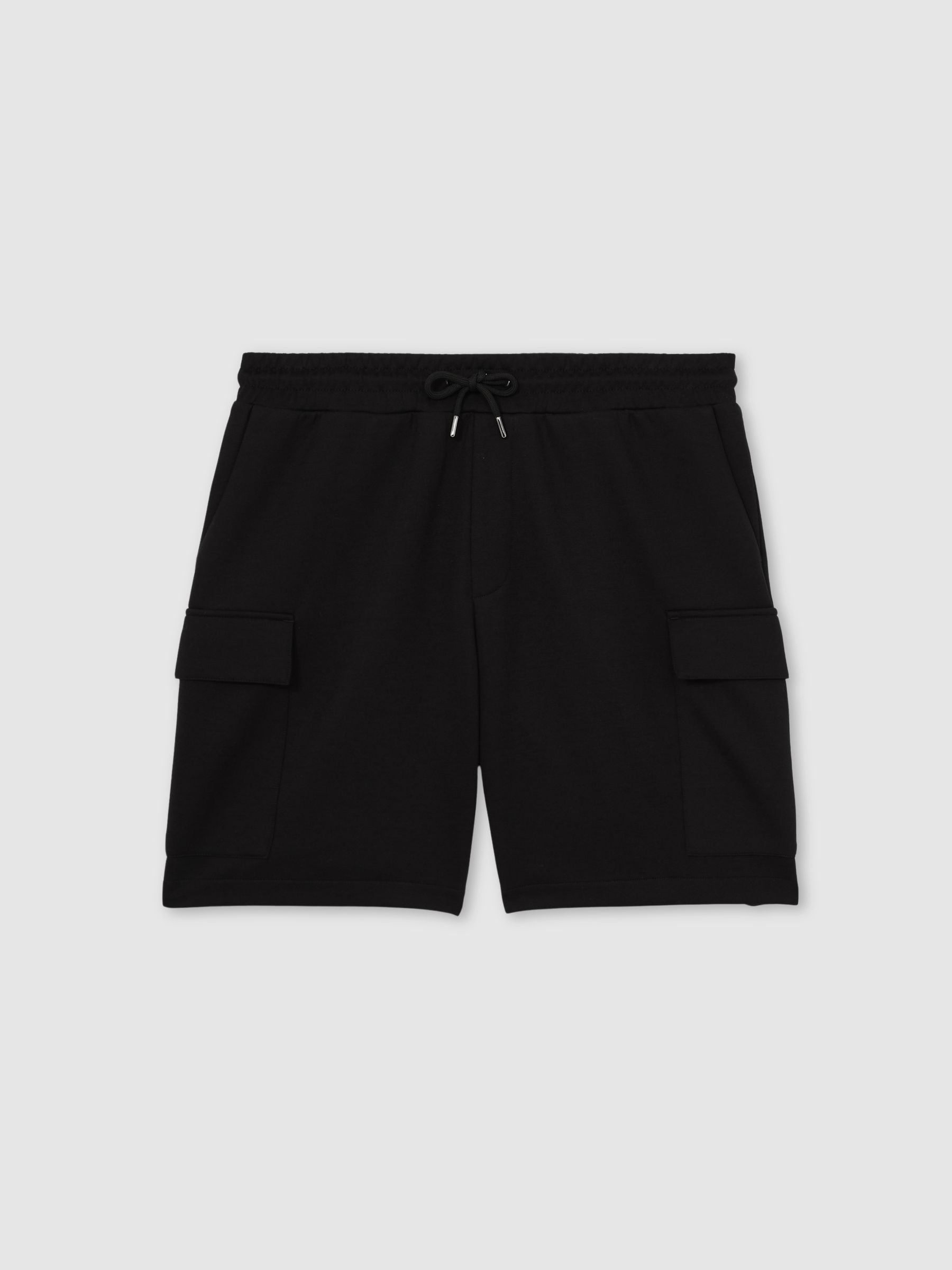 Interlock Cargo Shorts in Black