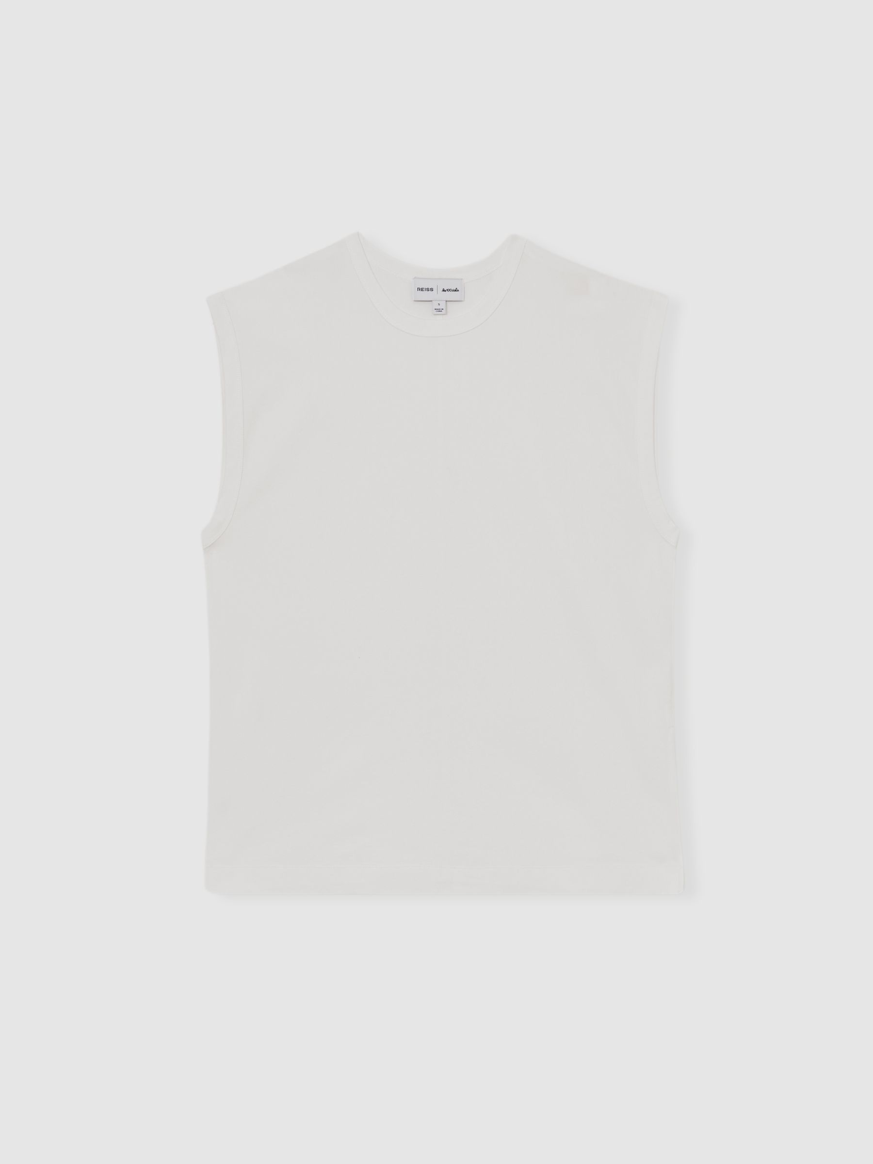 Reiss | Les 100 Ciels Oversize Vest in White