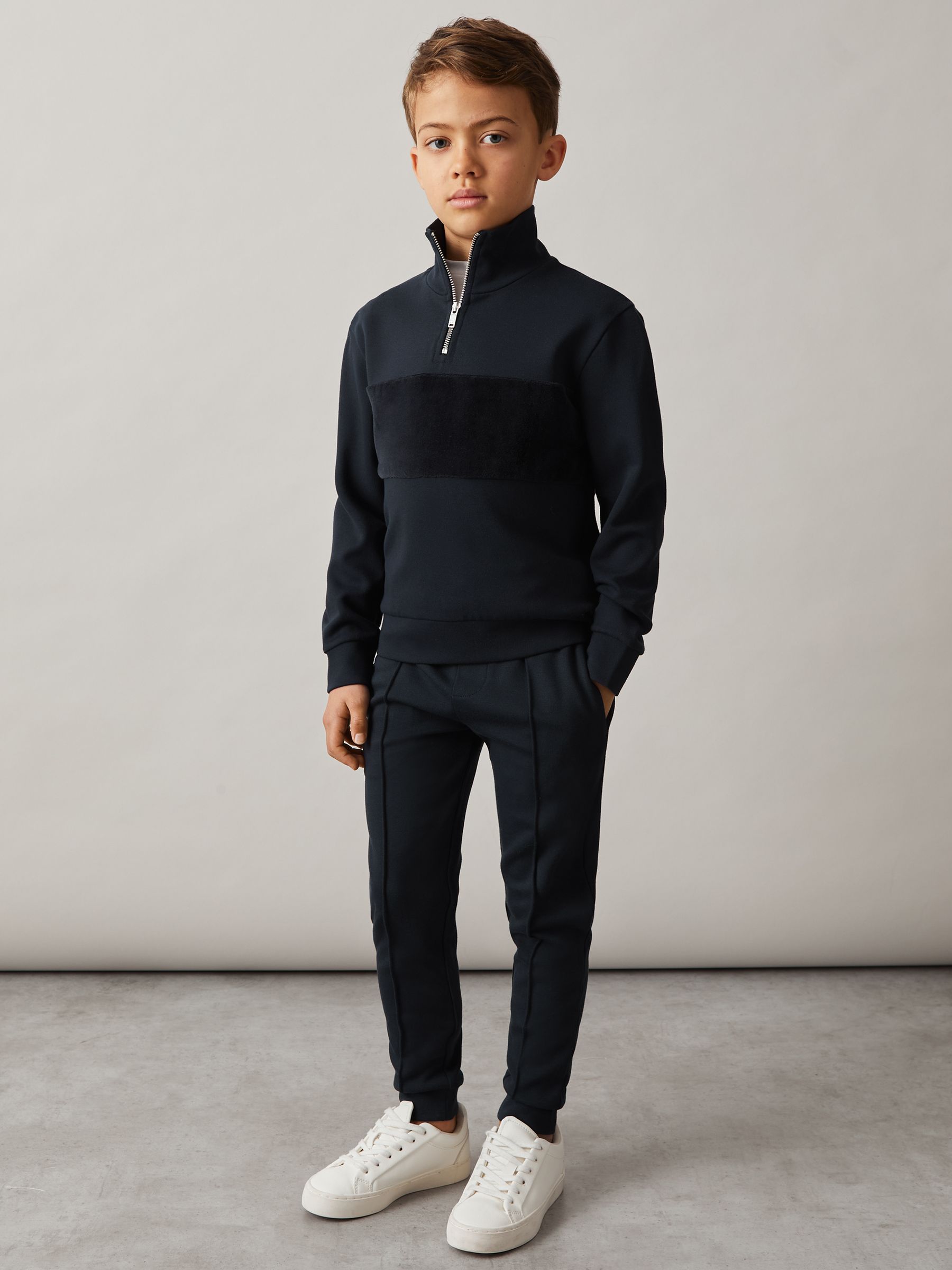 3-9 yrs Relaxed Drawstring Joggers in Navy