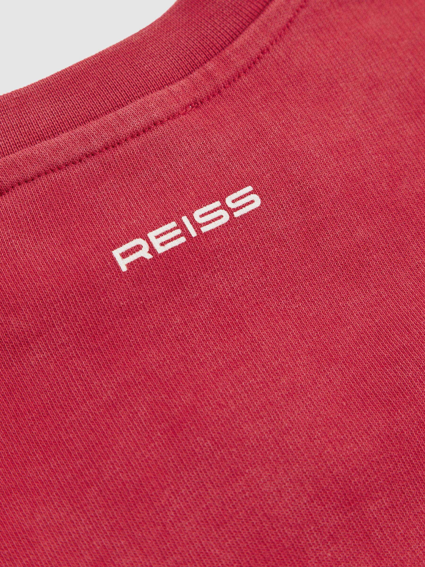 3-9 yrs Superman | Reiss Cotton Logo Sweatshirt in Red