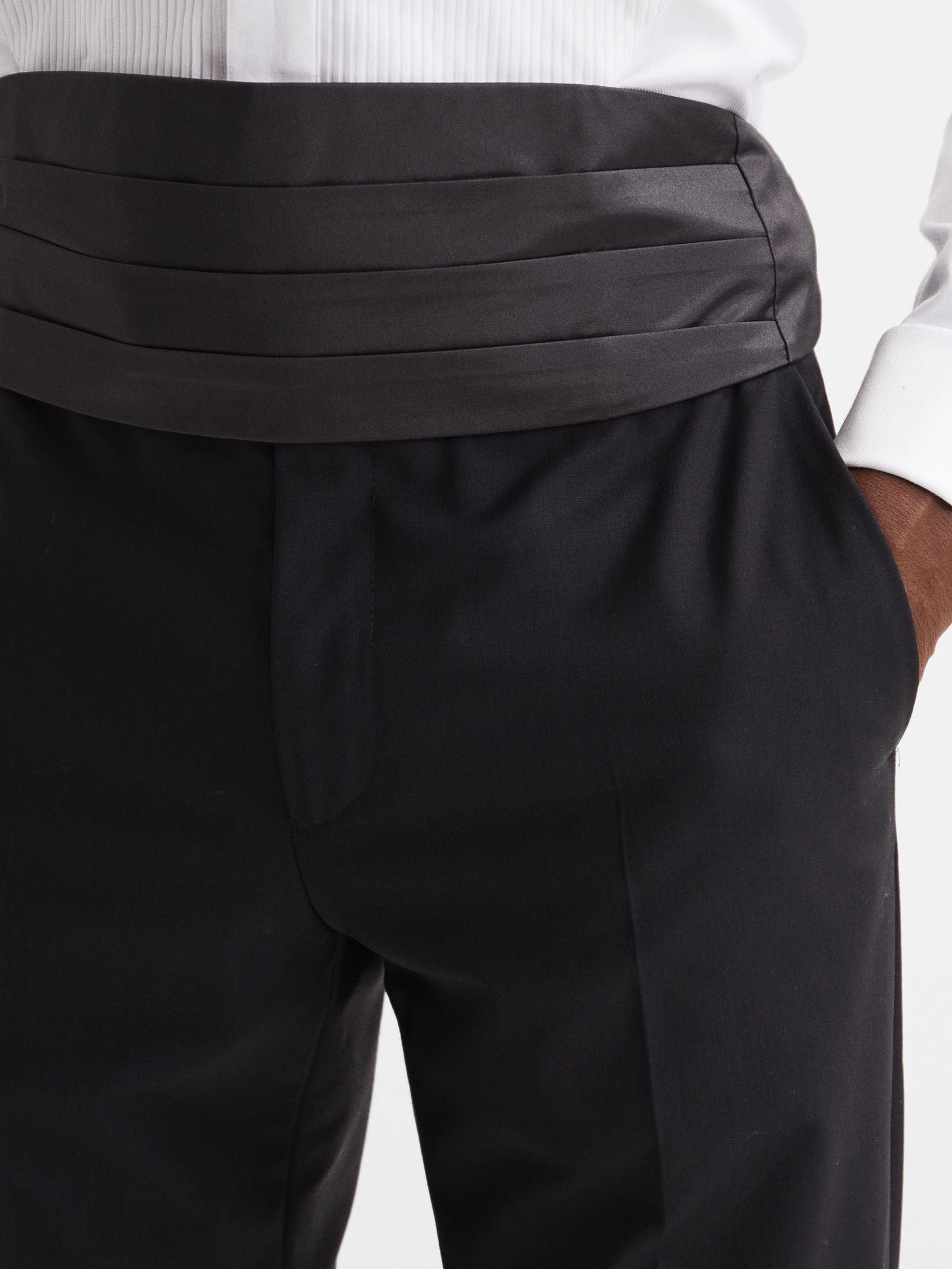 Silk Cummerbund in Black