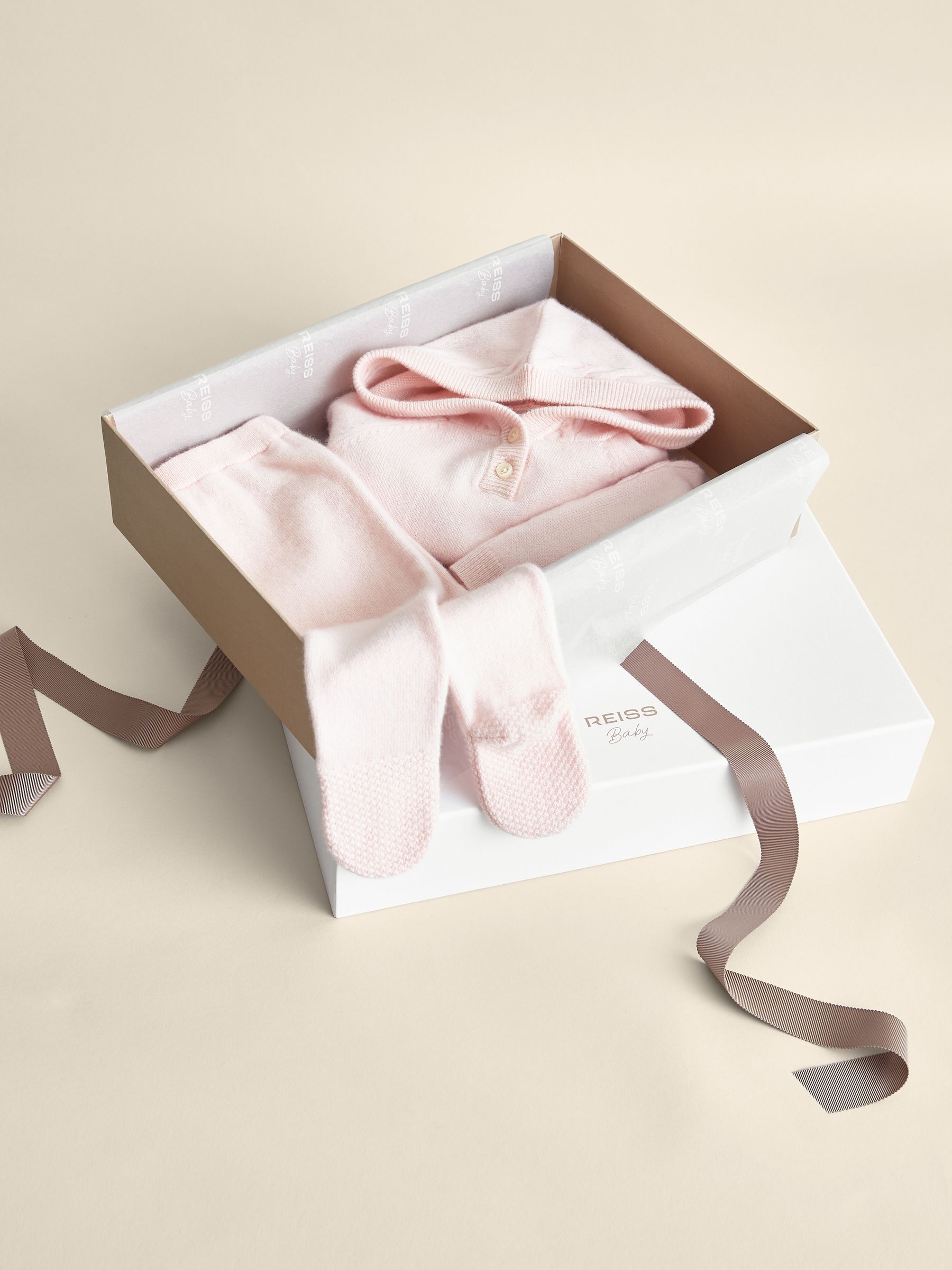 100% Cashmere Hoodie And Leggings Set in Pink