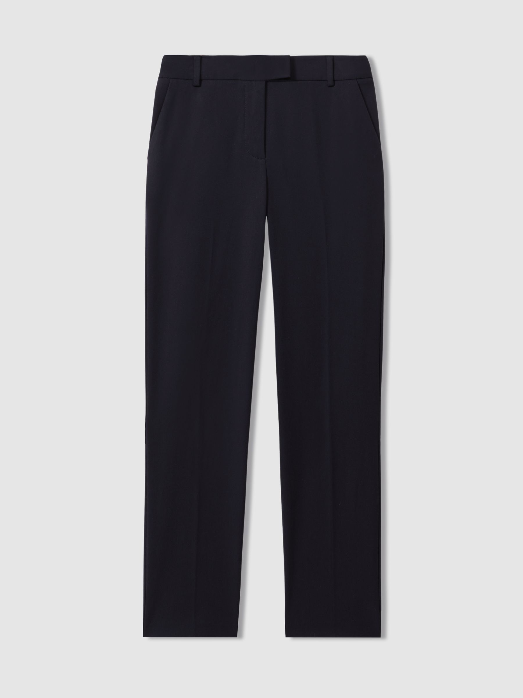 Slim Fit Tailored Trousers in Navy