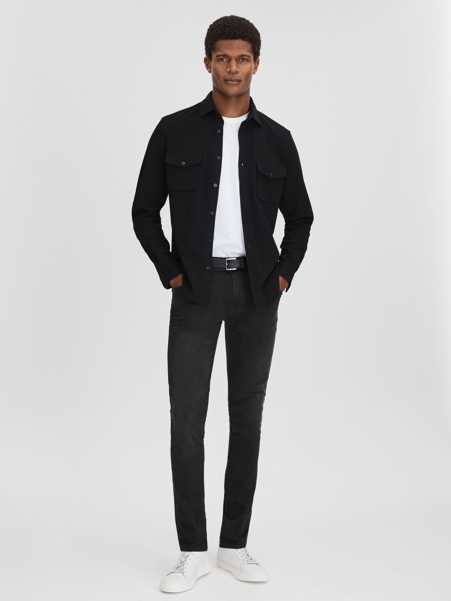 Replay Slim Fit Jeans in Black