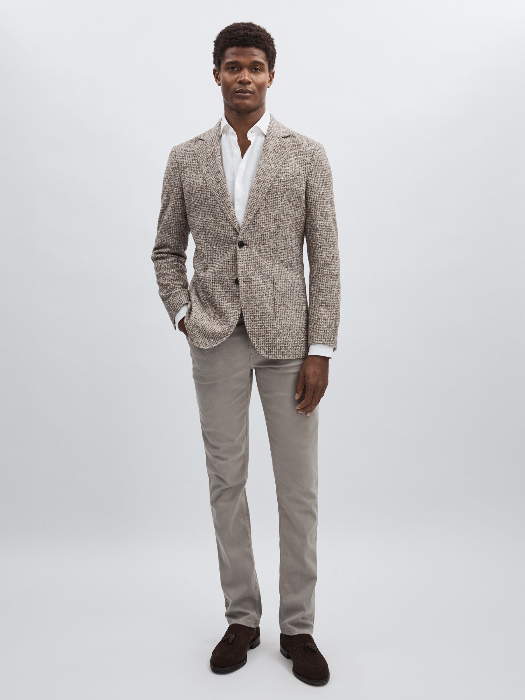 Paige Slim Straight-Leg Jeans in Silver Pearl