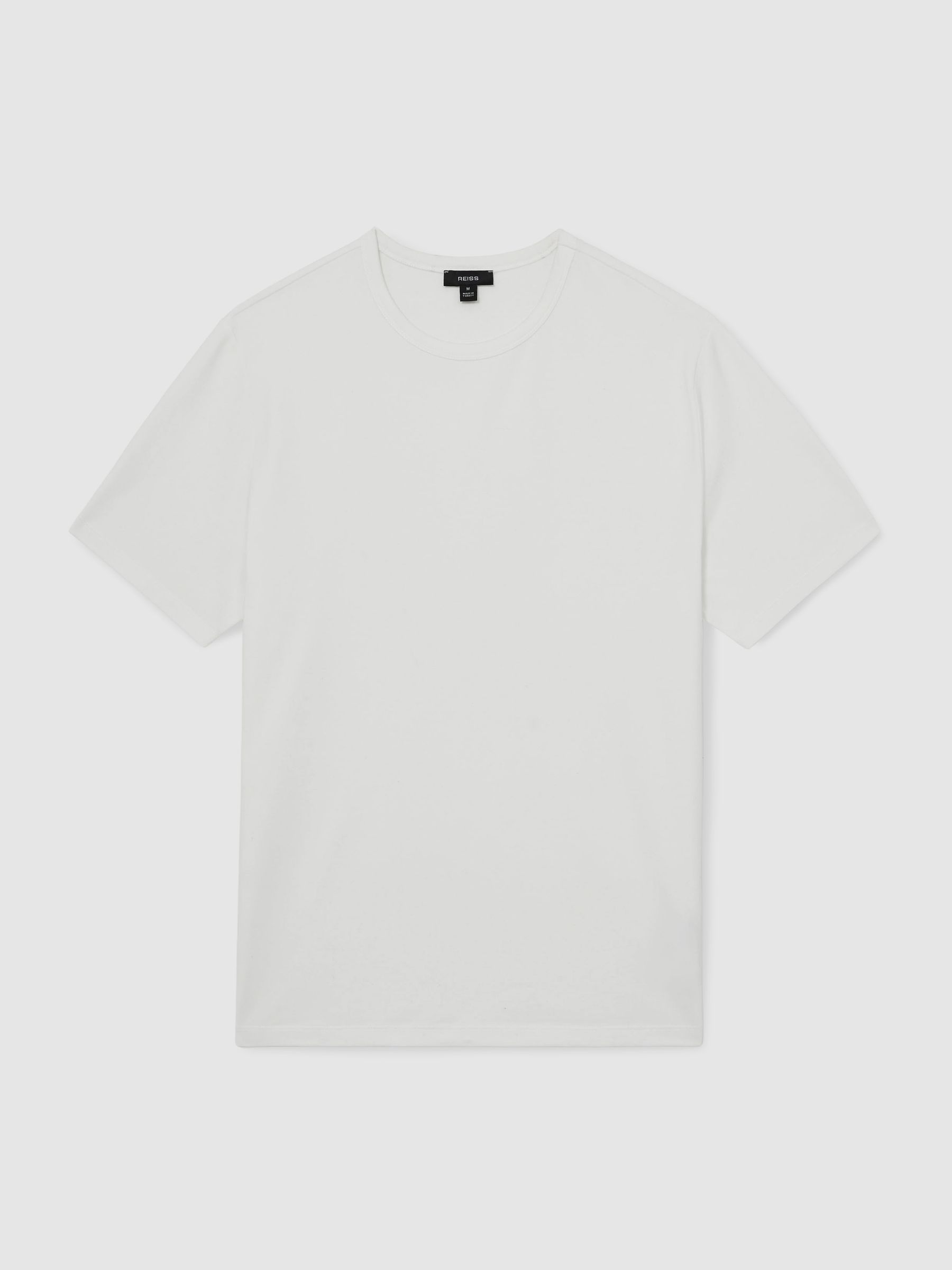 Stretch-Cotton Crew-Neck T-Shirt in White
