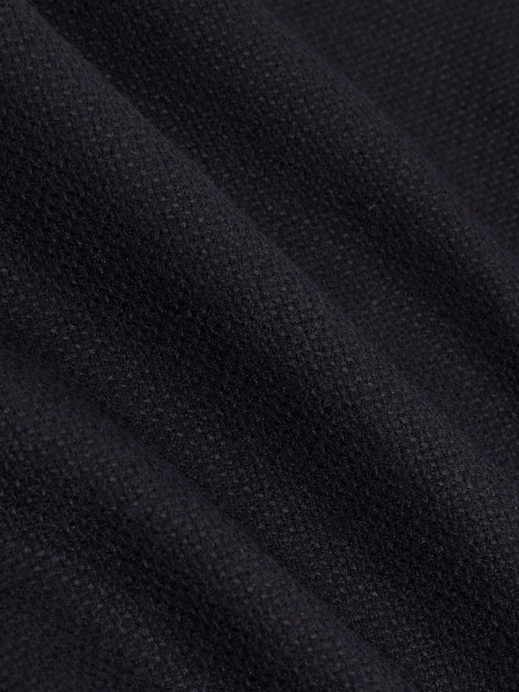 Wool-Blend Single-Breasted Blazer Slim-Fit in Navy