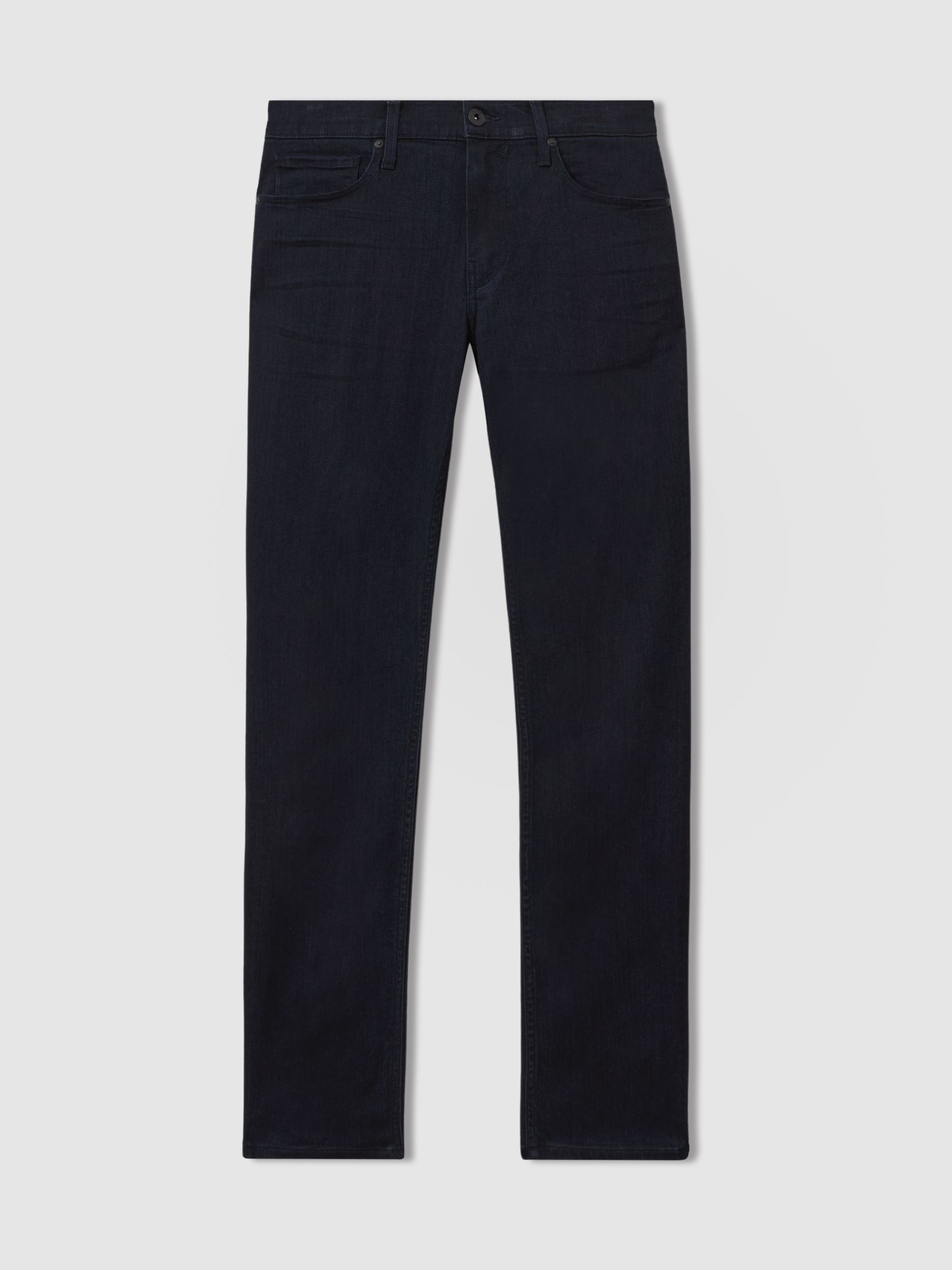 Paige Russ Blue Straight Leg Jeans in Russ Blue
