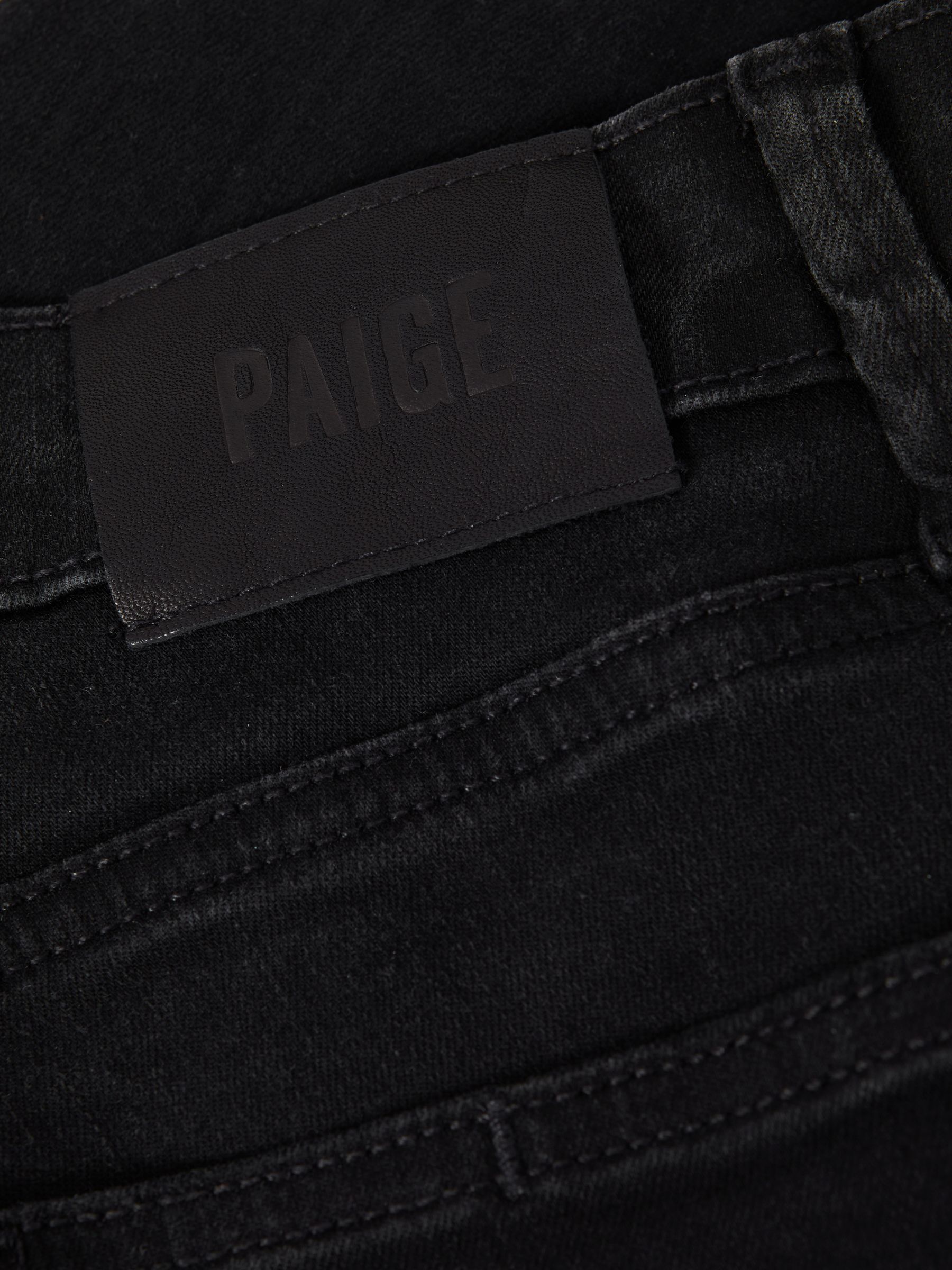 Paige Slim Fit Split Hem Jeans in Slater