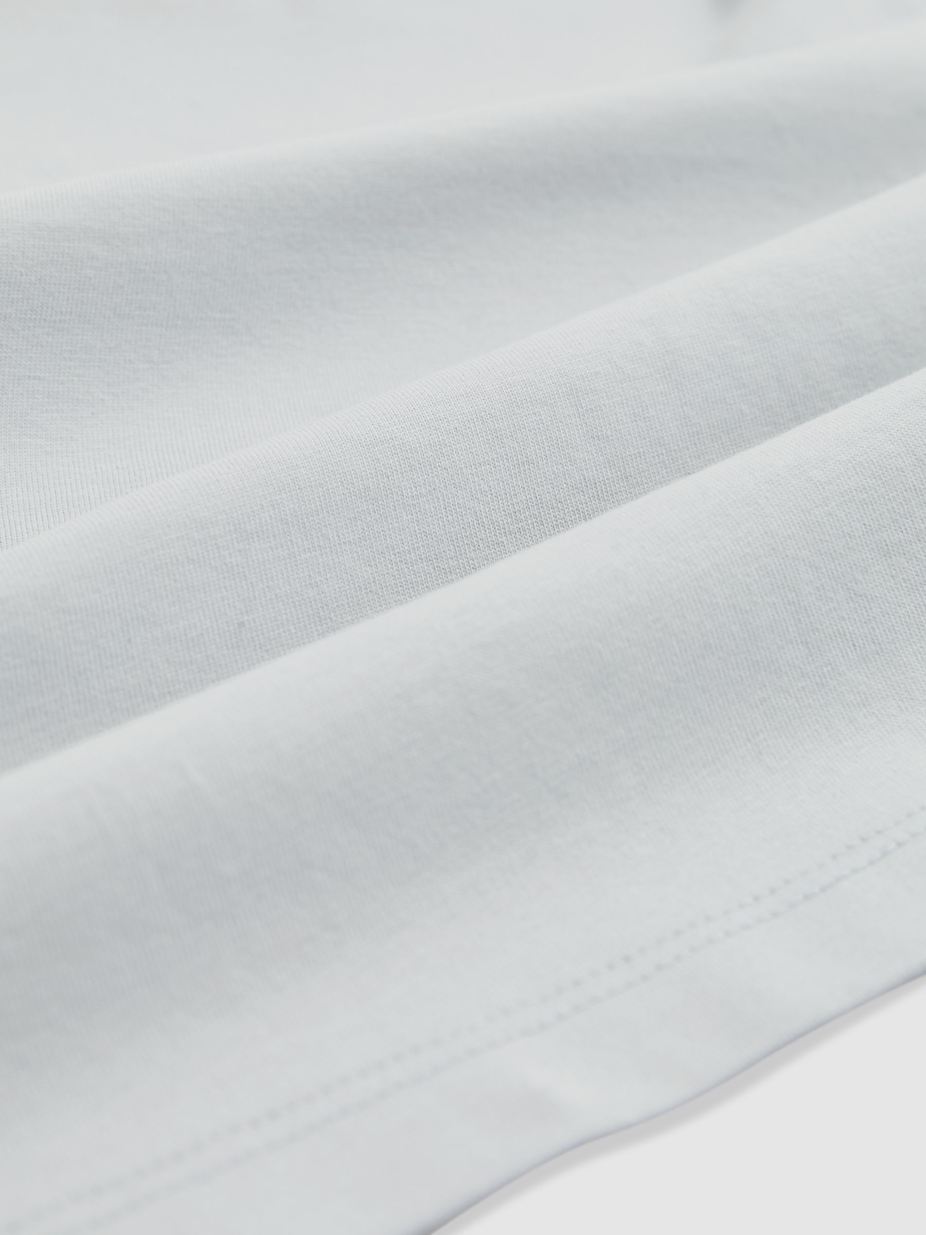 9-13 yrs Cotton Crew-Neck T-Shirt in Mint Blue