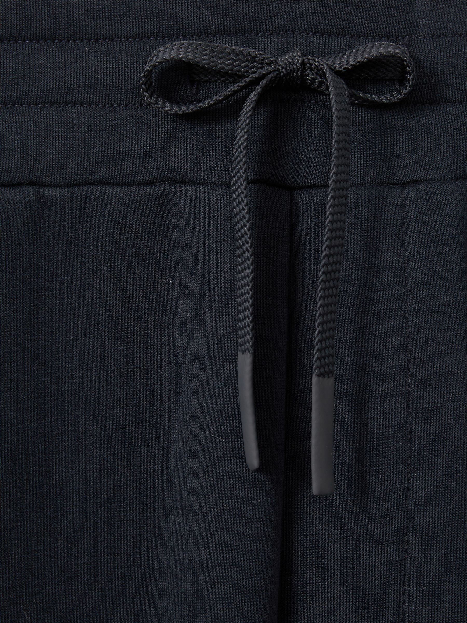 Cotton-Blend Jersey Joggers in Navy