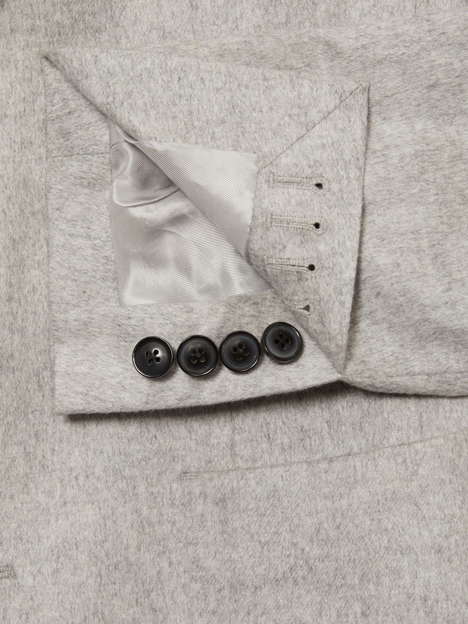 Atelier SIngle-Breasted Suit Jacket in Grey Melange