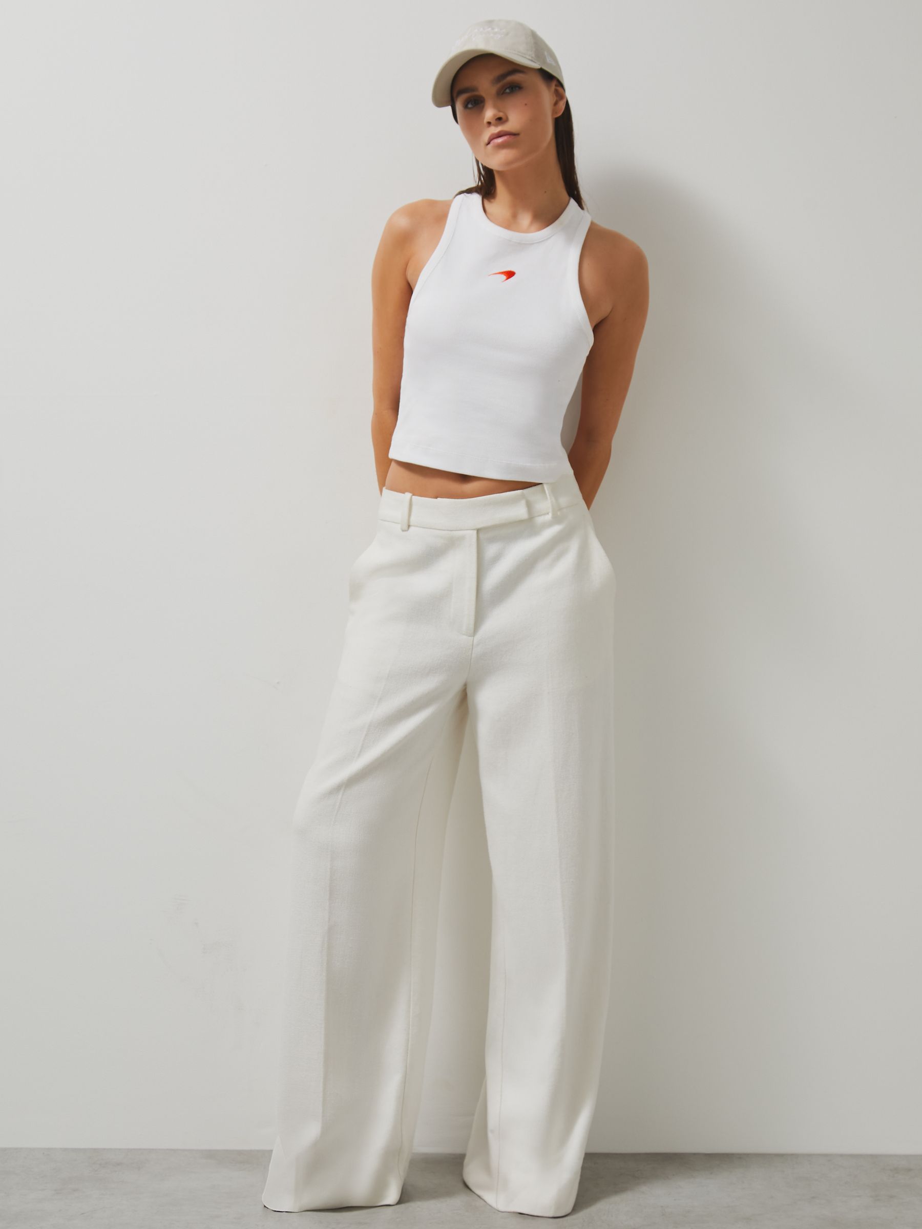 McLaren F1 Team Cotton Logo Vest in White