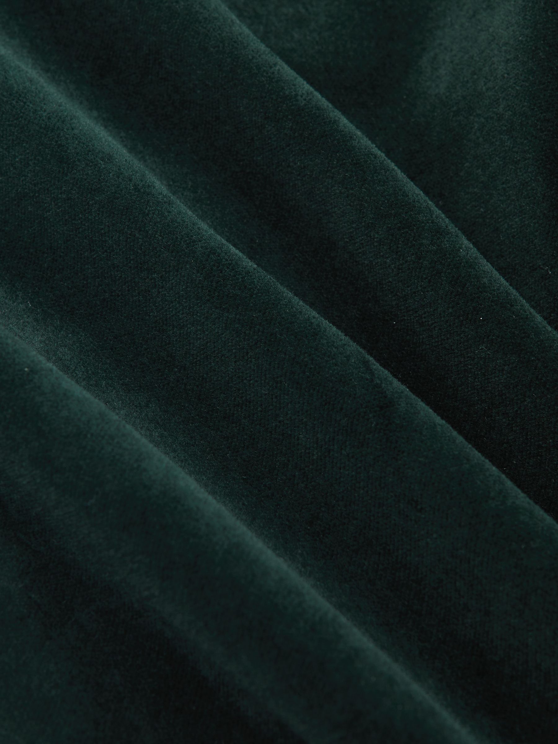 Double-Breasted Velvet Blazer Regular-Fit in Emerald Green