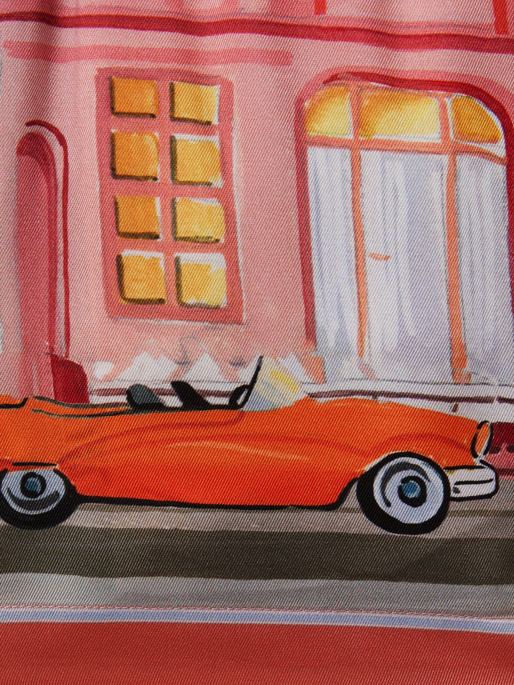 Senior McLaren F1 Miami Drawstring Shorts in Pink Multi