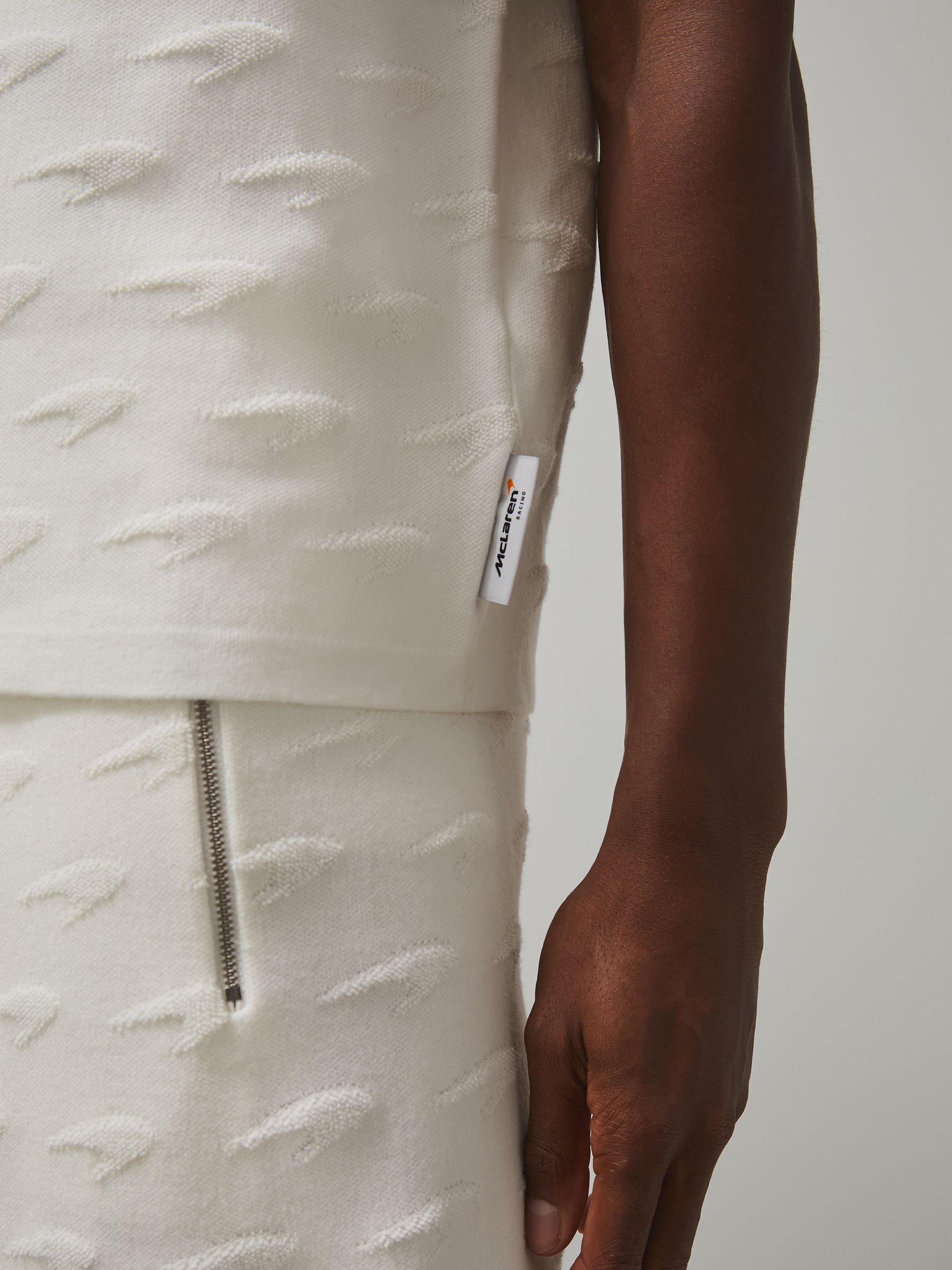 McLaren F1 Team Speedmark Knit Shirt in White