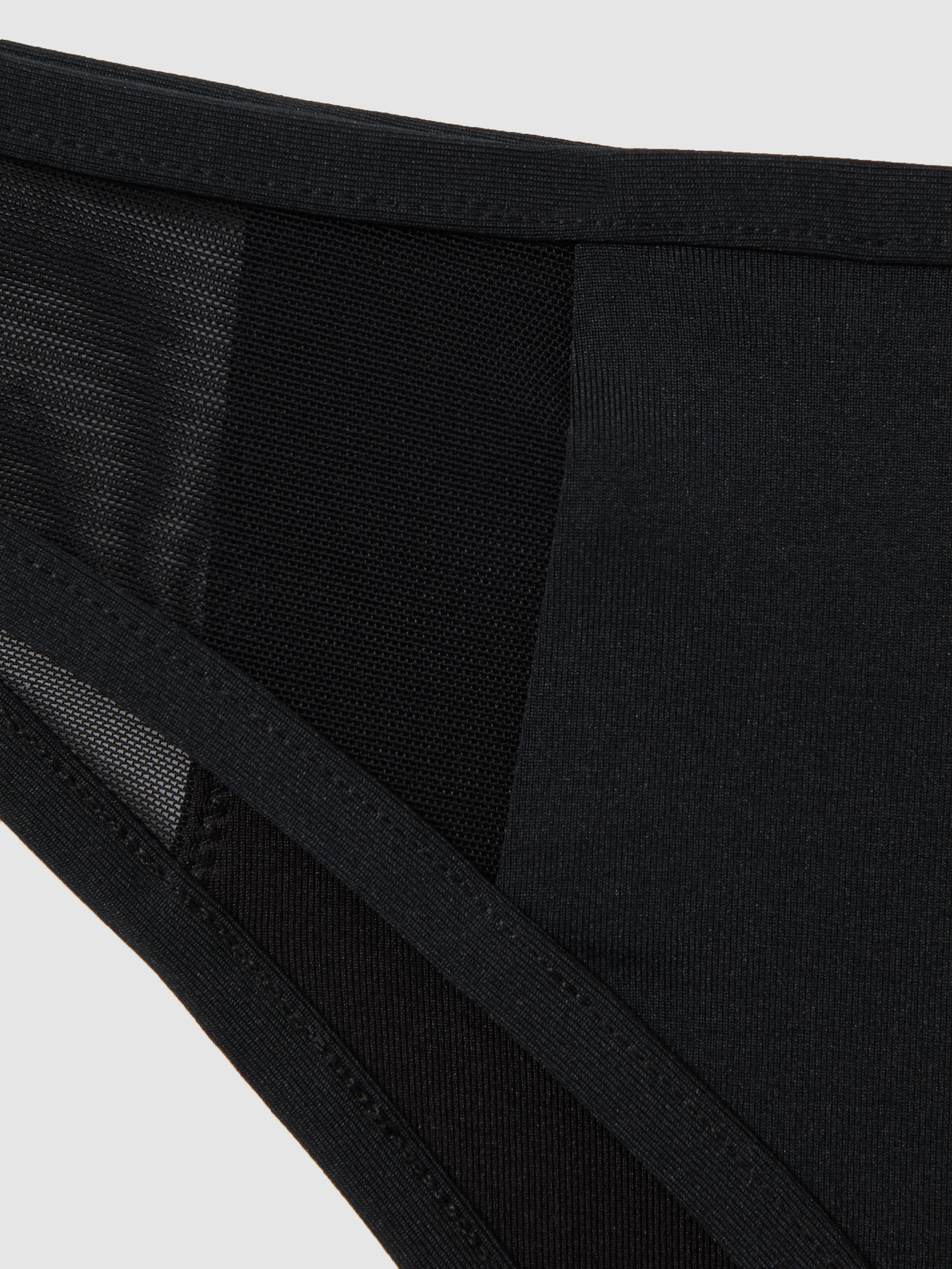 Calvin Klein Underwear Mesh Bikini Bottoms in Black