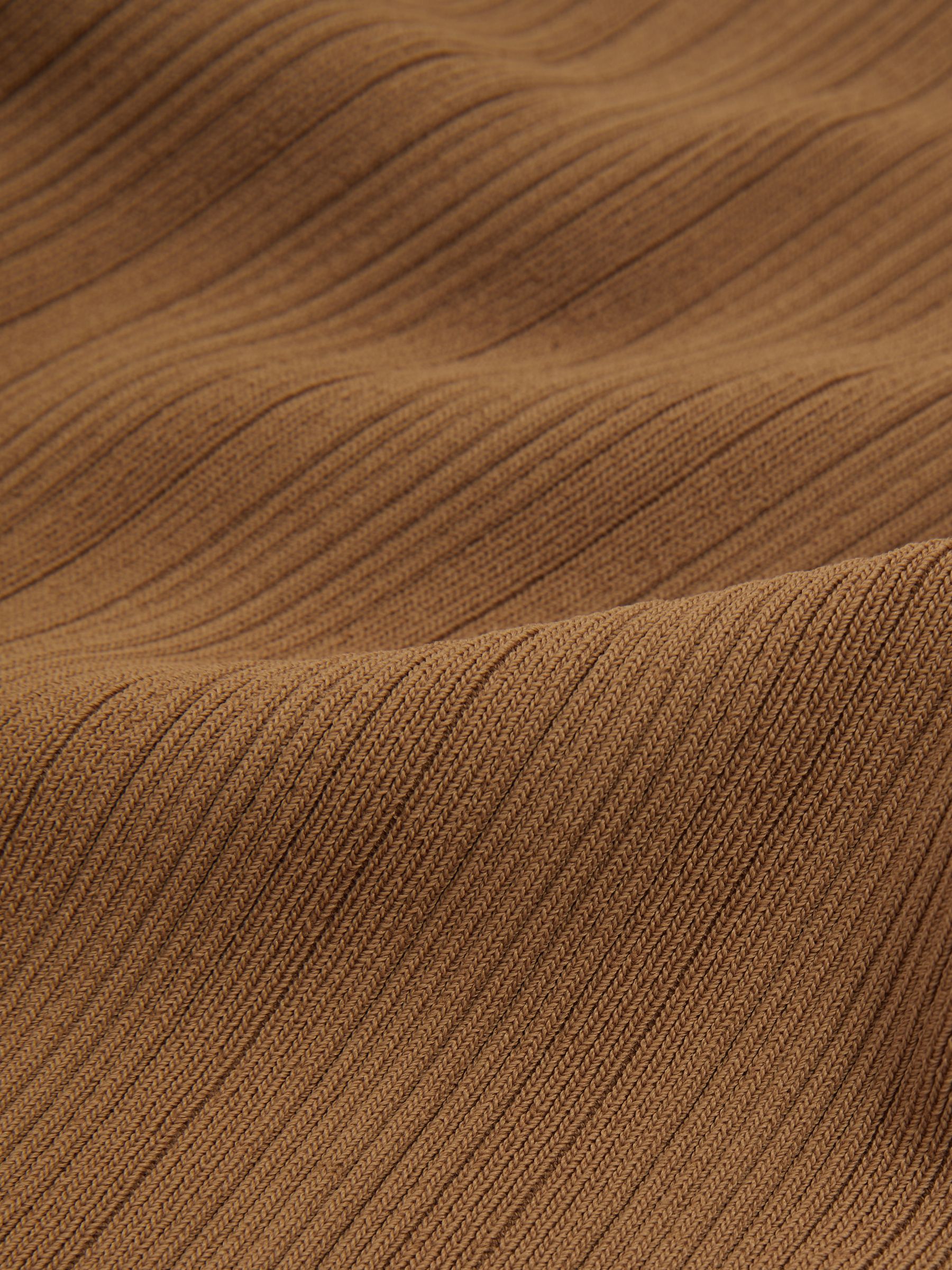 Good American Plisse Maxi Dress in Tan