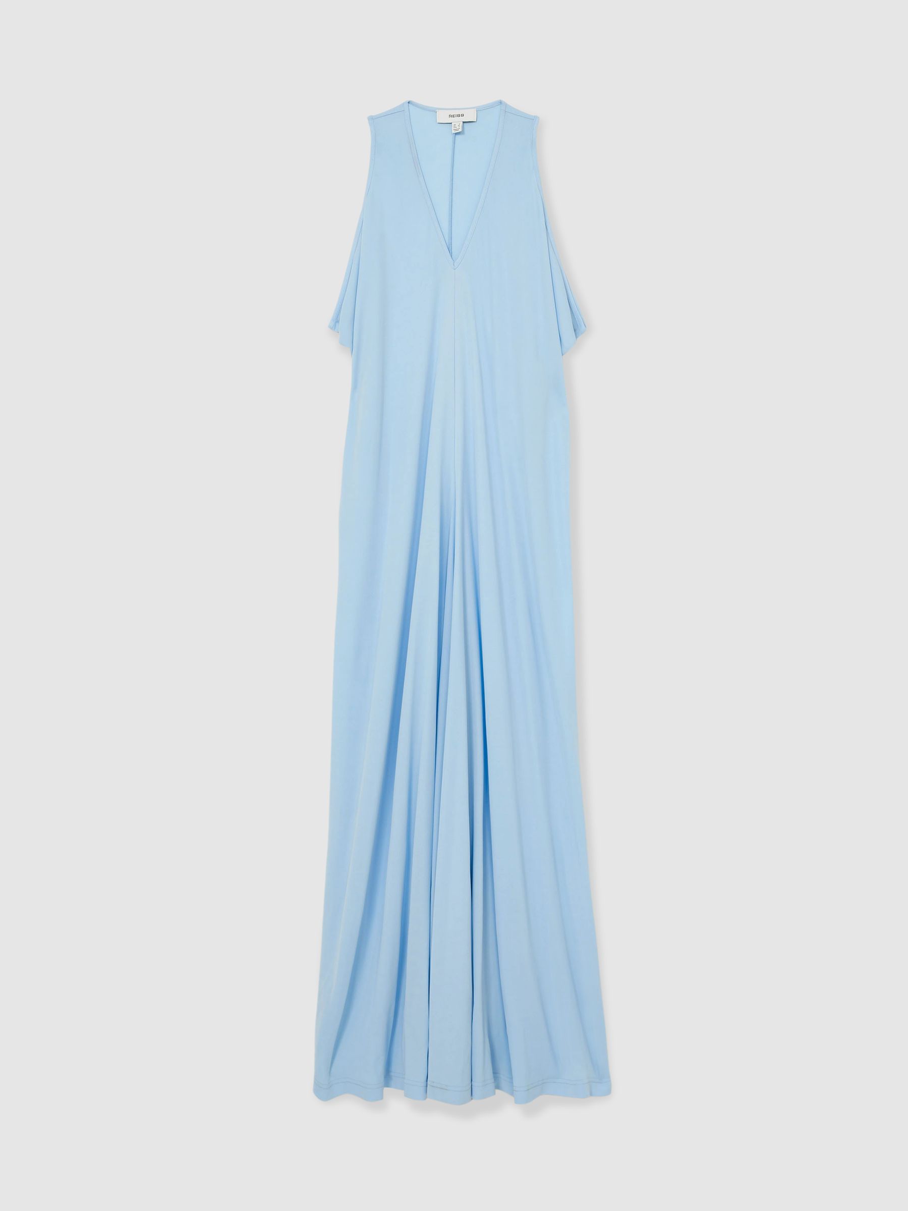 Jersey Maxi Dress in Blue