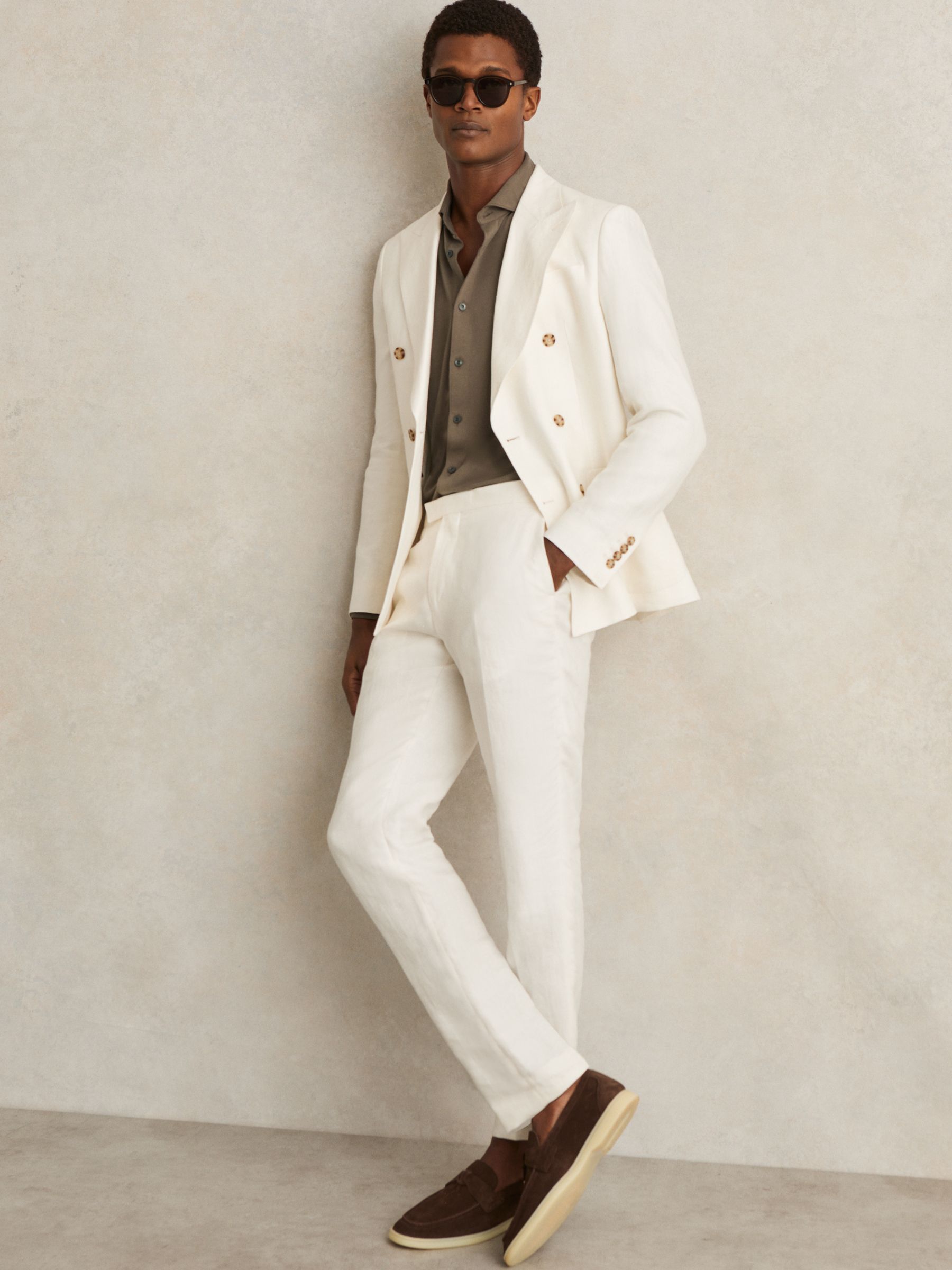 Modal Blend Cutaway Collar Shirt in Mink