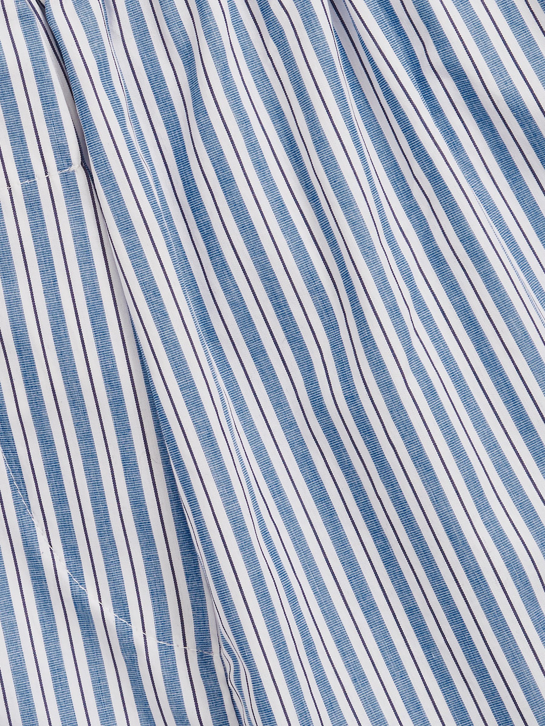 McLaren F1 Team Stripe Poplin Shorts in Soft Blue